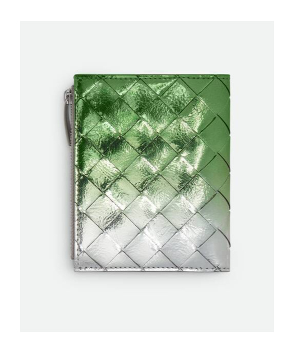 Bottega Veneta Intrecciato Small Bi-fold Wallet