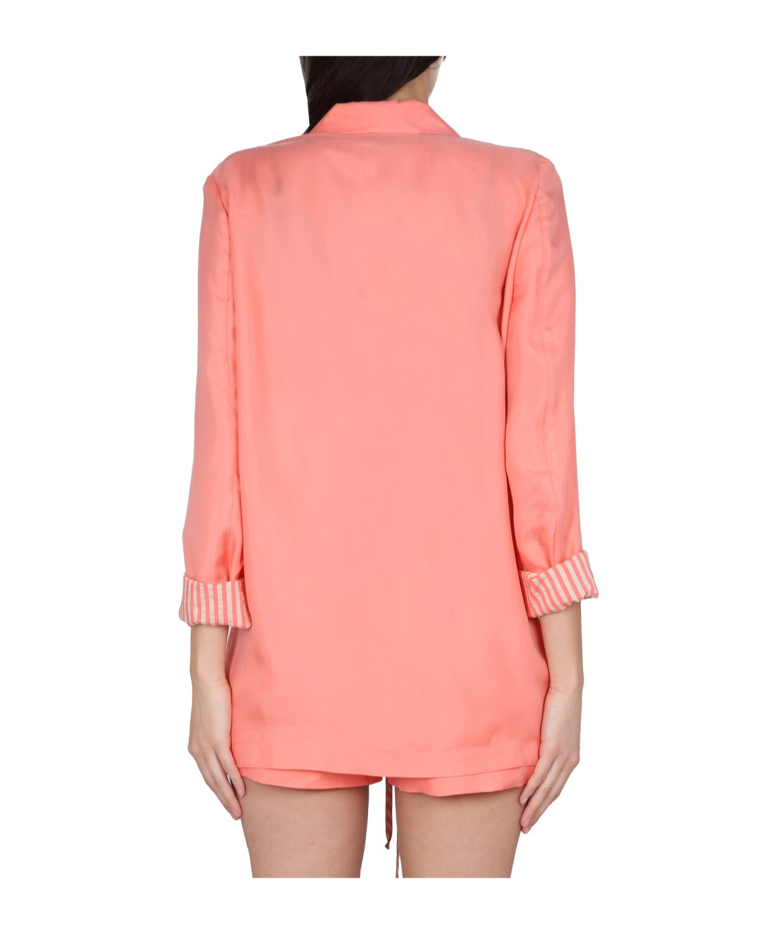 Alysi Twill Jacket In Pink