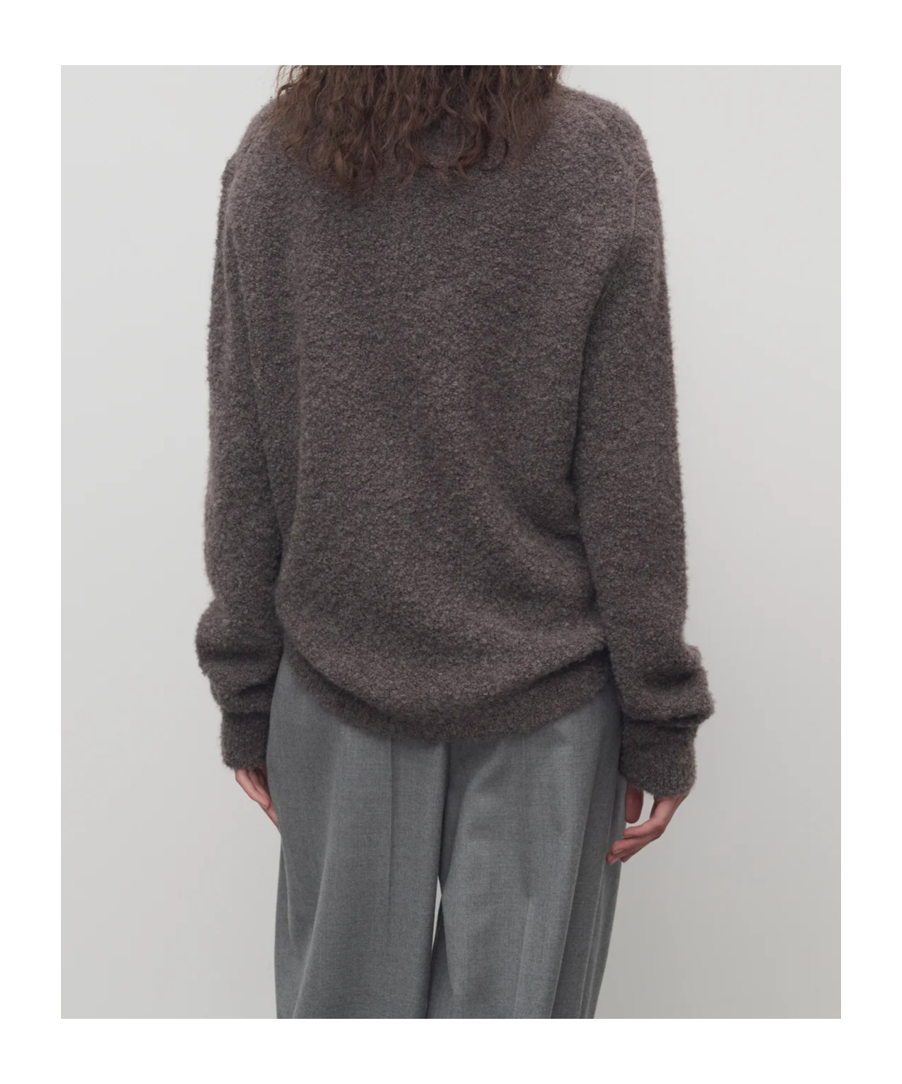 The Row Long-sleeved Sweater In Brown