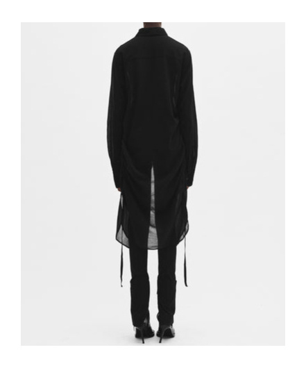 Ann Demeulemeester Sandrina High-comfort Shirt In Black