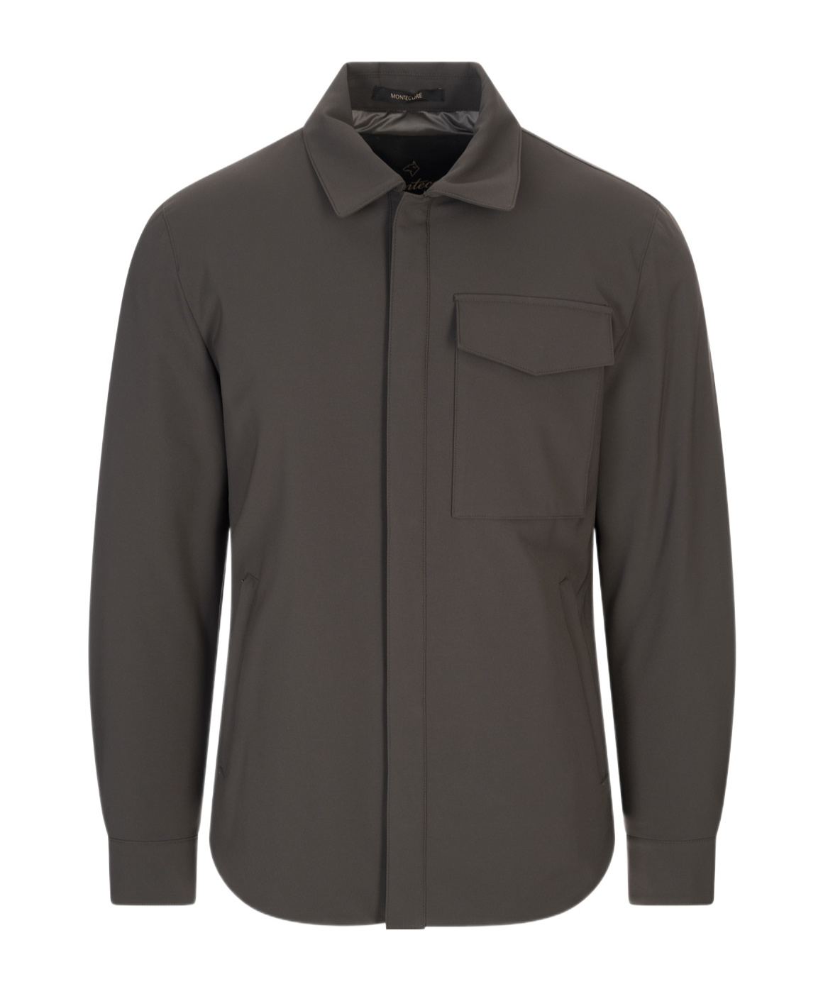 Montecore Shirt-style Casual Jacket In Black