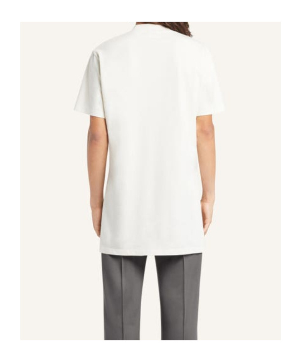 Courrèges Logo T-shirt In White