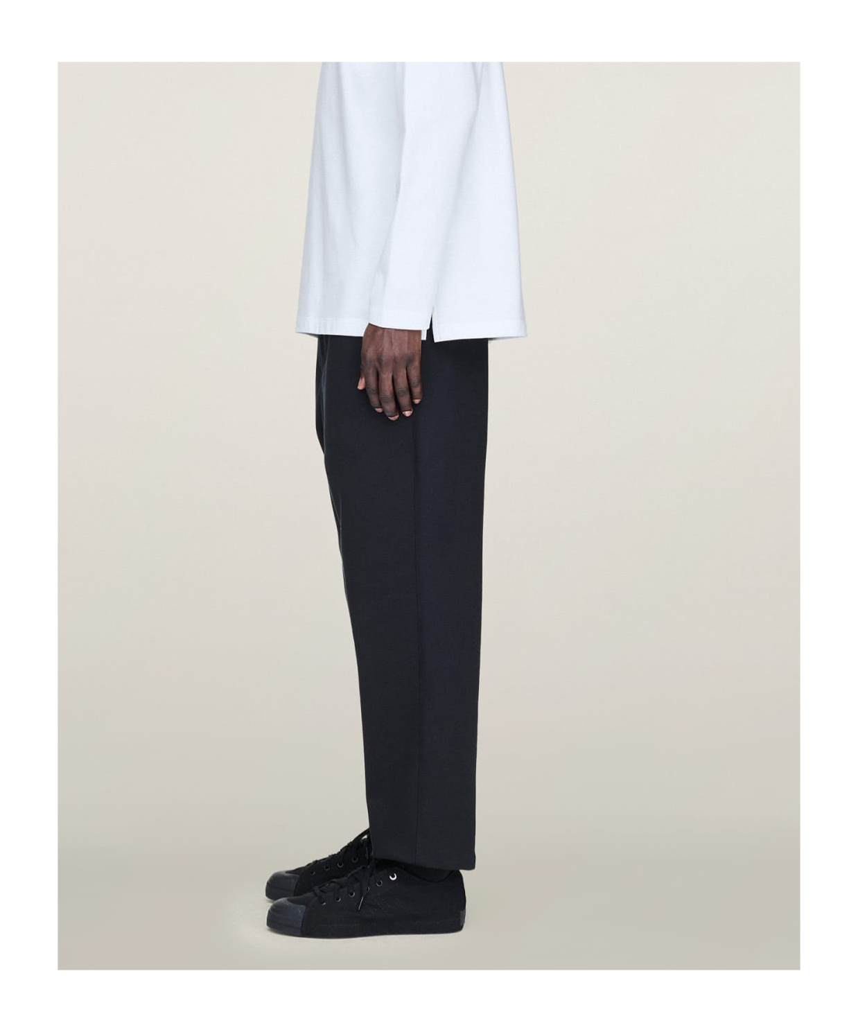 Y-3 Adidas Cotton Track-pants In Black