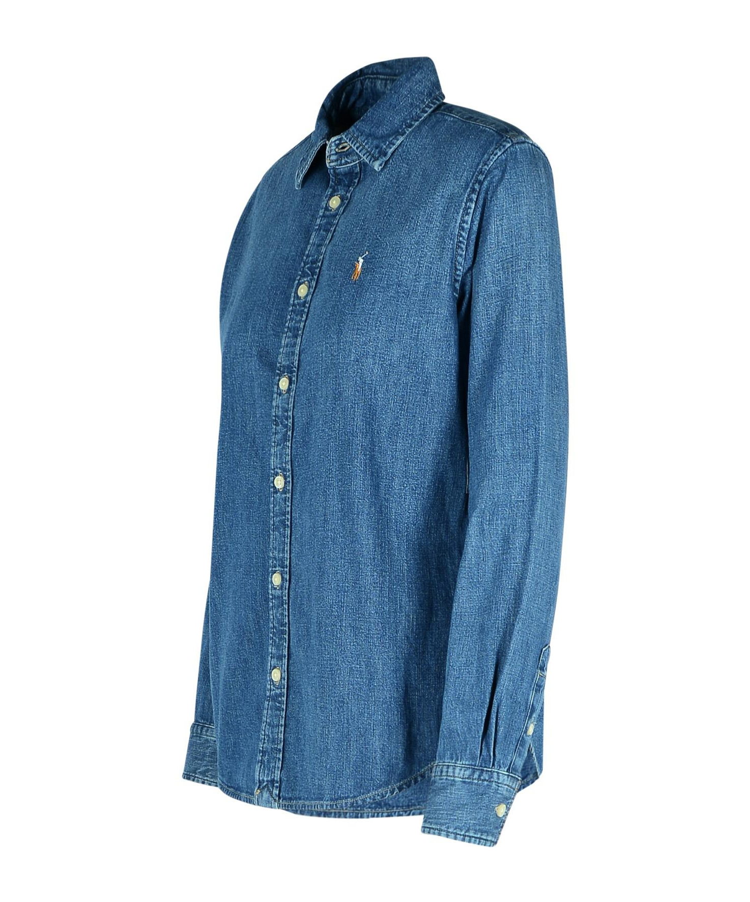 Polo Ralph Lauren Polo Pony-embroidered Shirt In Blue