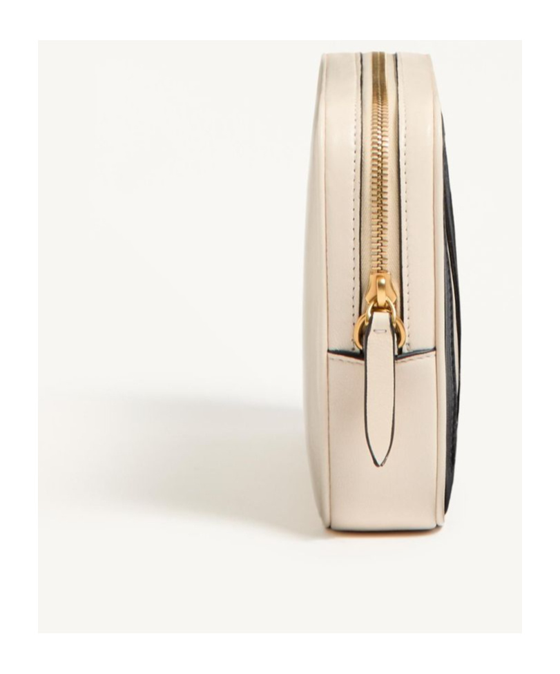 Valentino Zipper Clutch In Nude