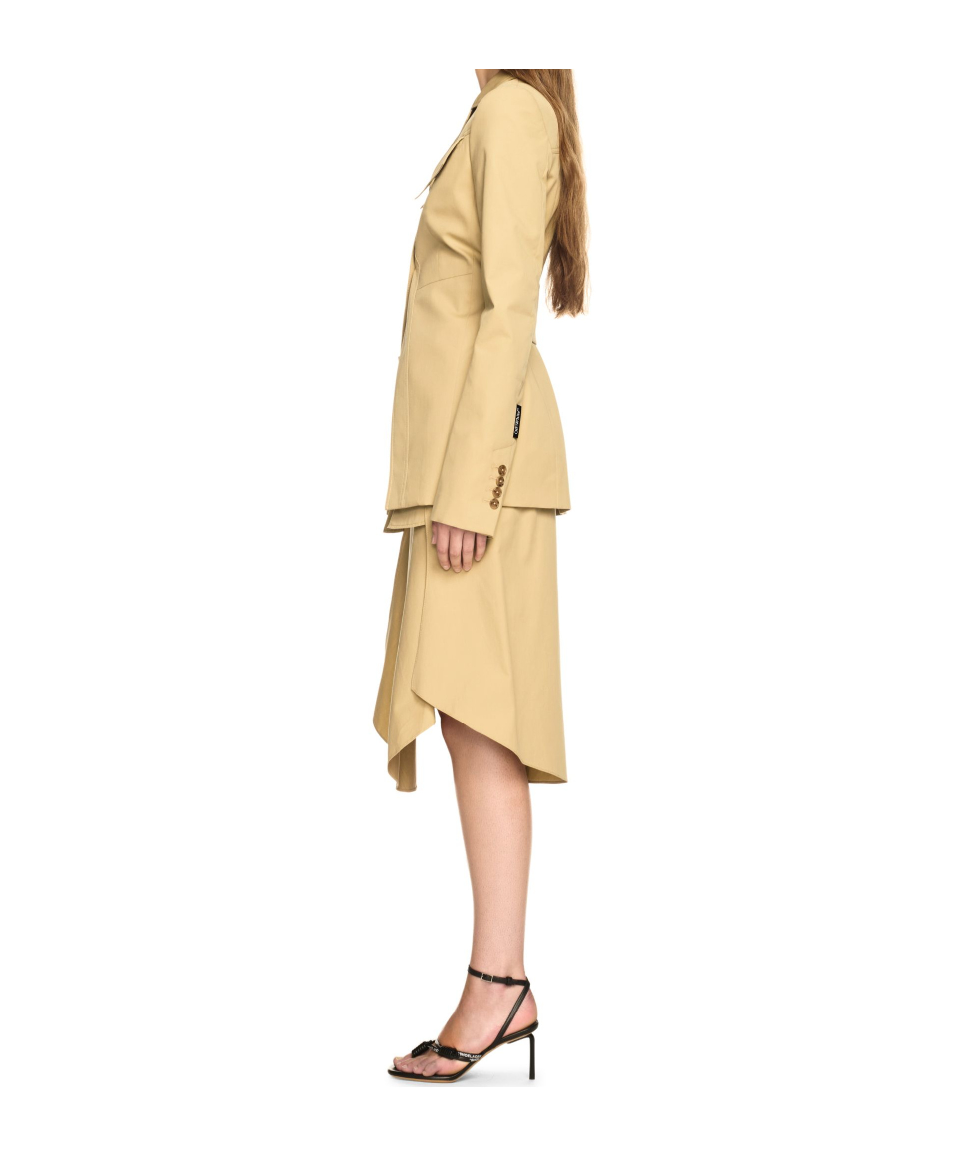 Off-white Off White Jackets In Nude