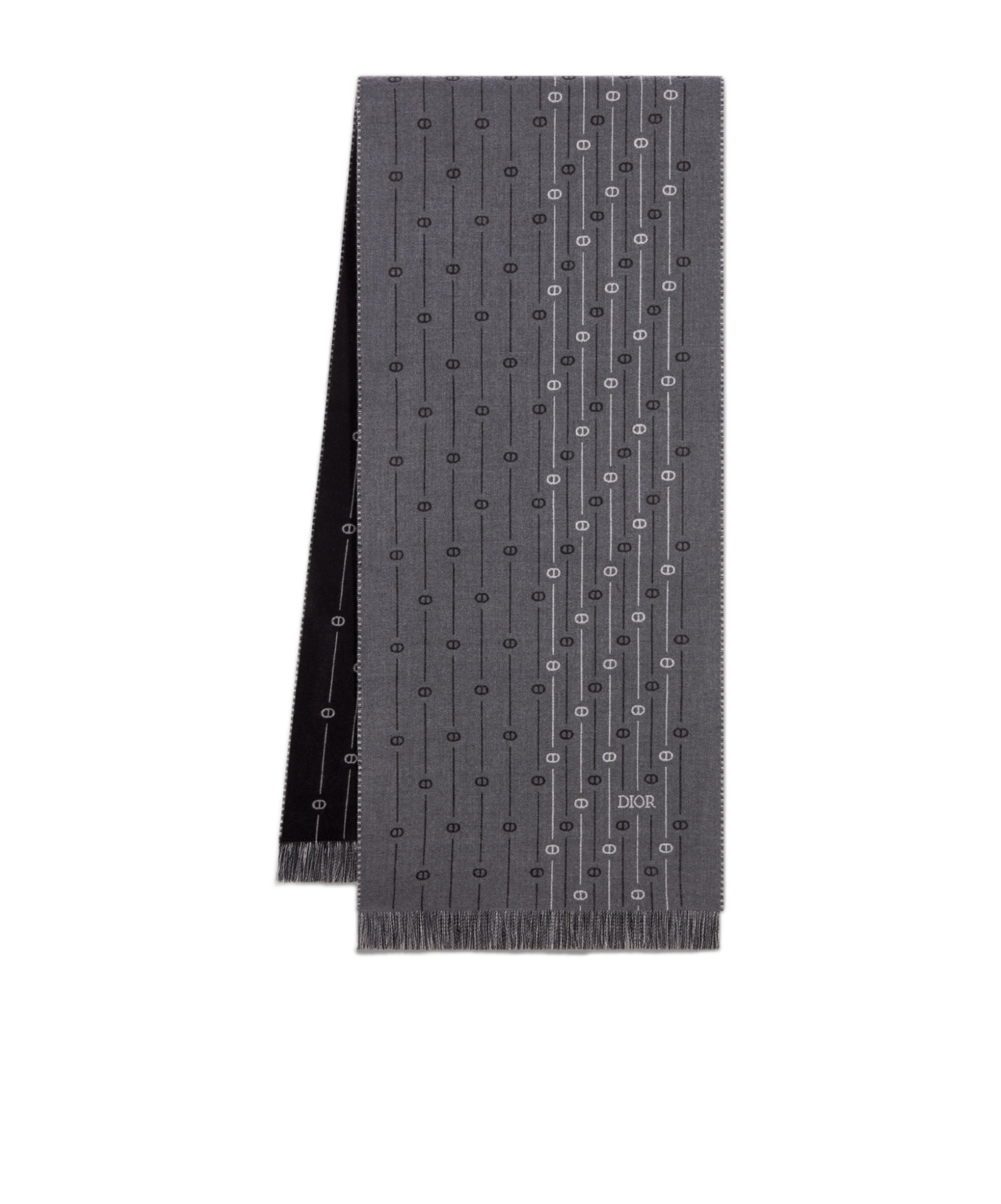 Dior Wool Scarf In Black