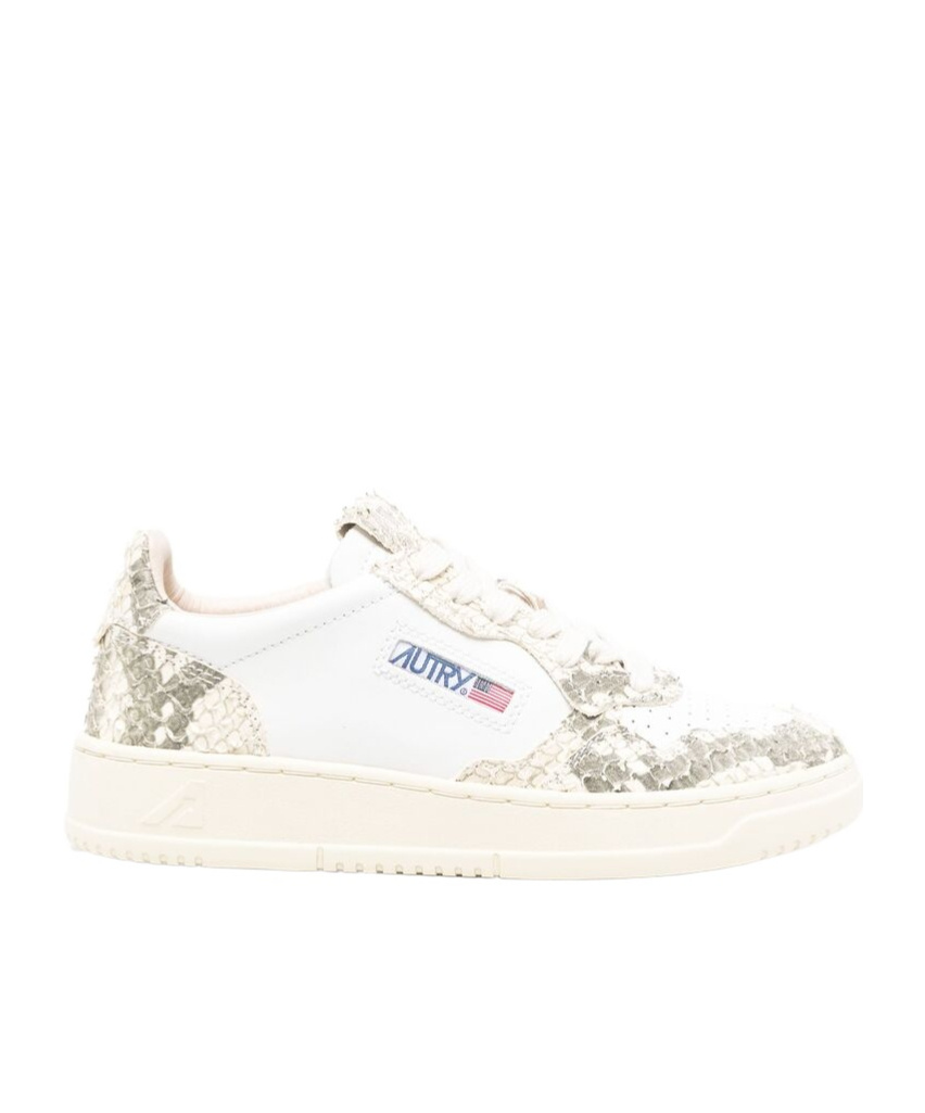 Autry Laced Sneakers In White