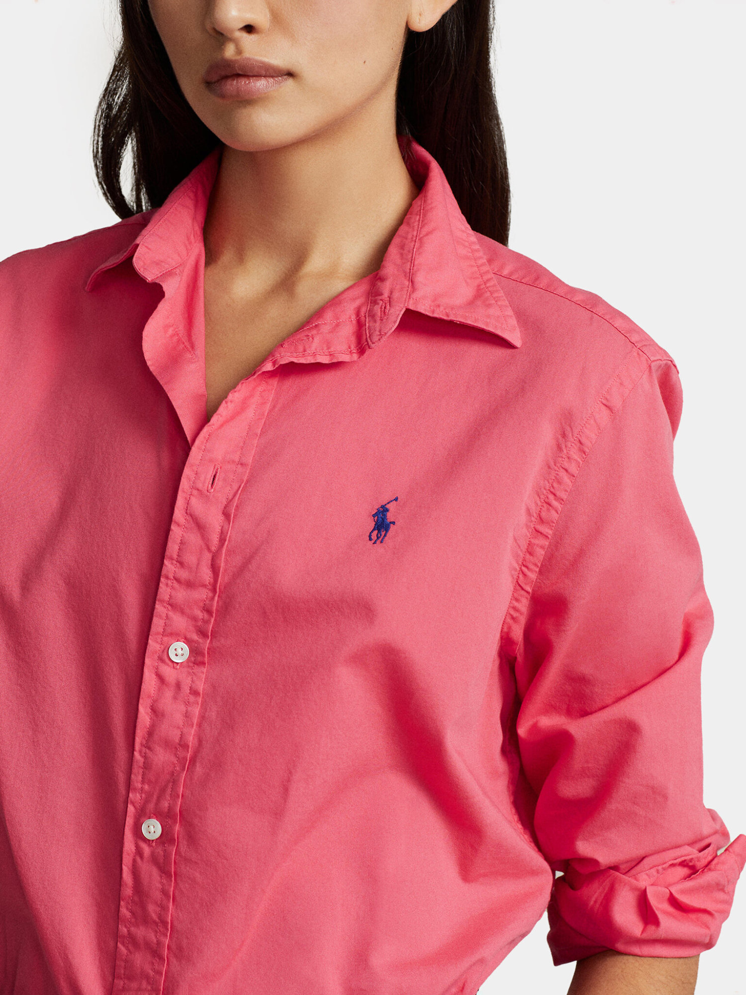 Polo Ralph Lauren Relaxed Fit Oxford Shirt In Red