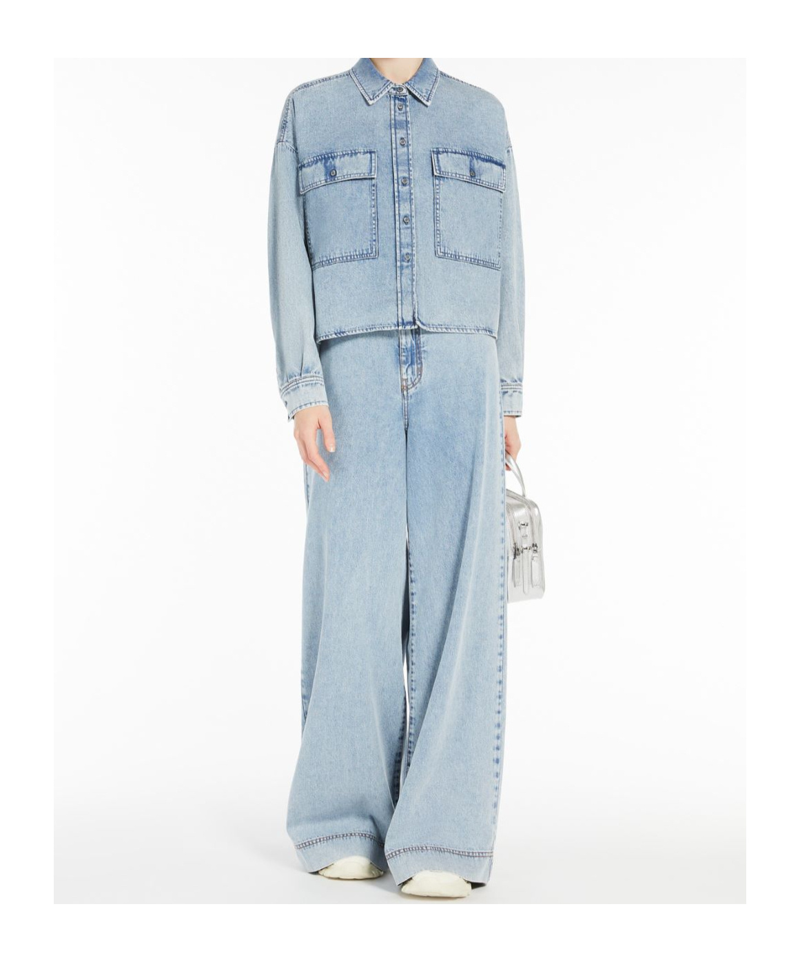 WEEKEND MAX MARA WIDE-LEG DENIM JEANS 