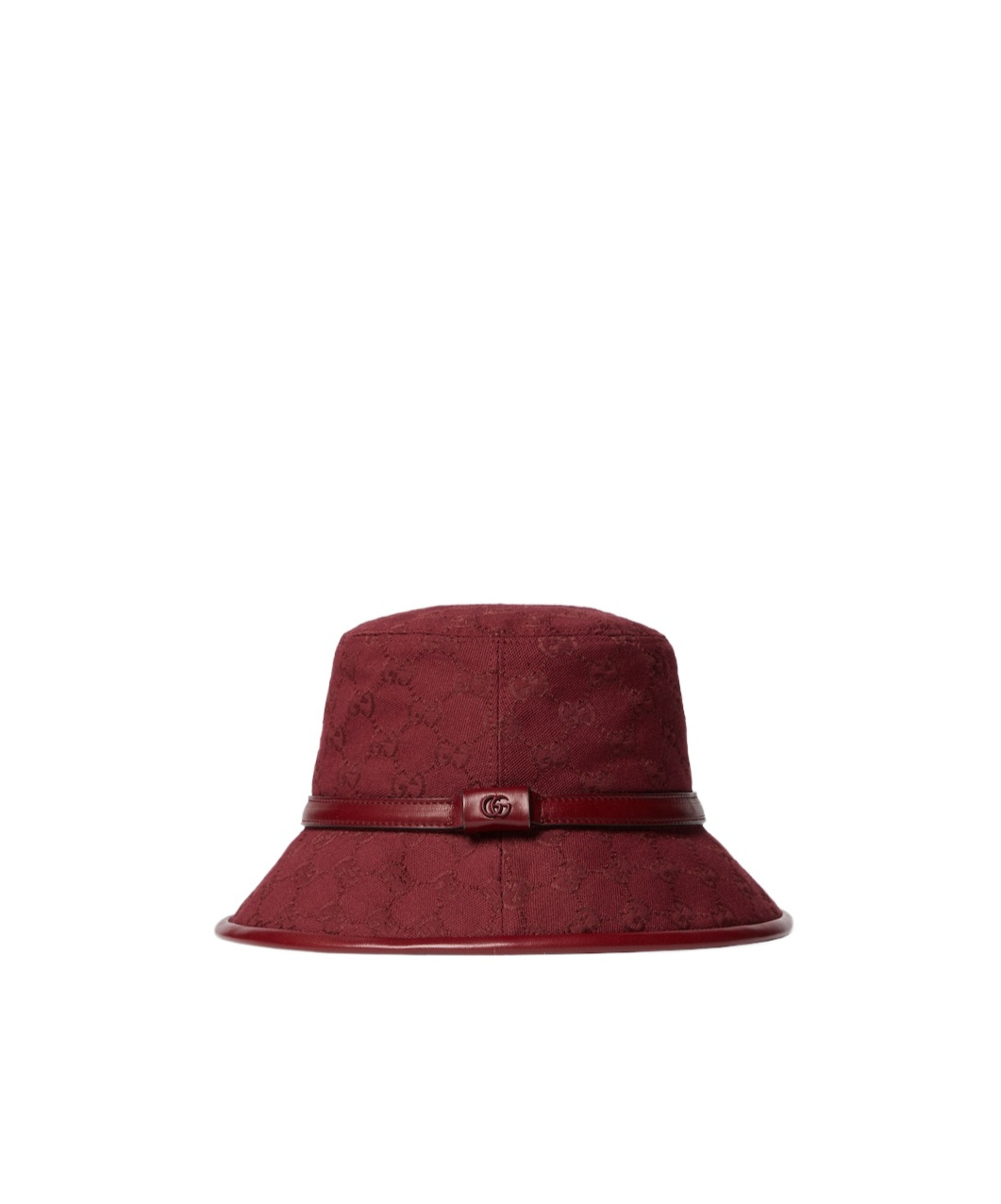 Gucci Gg Monogram Bucket Hat In Red