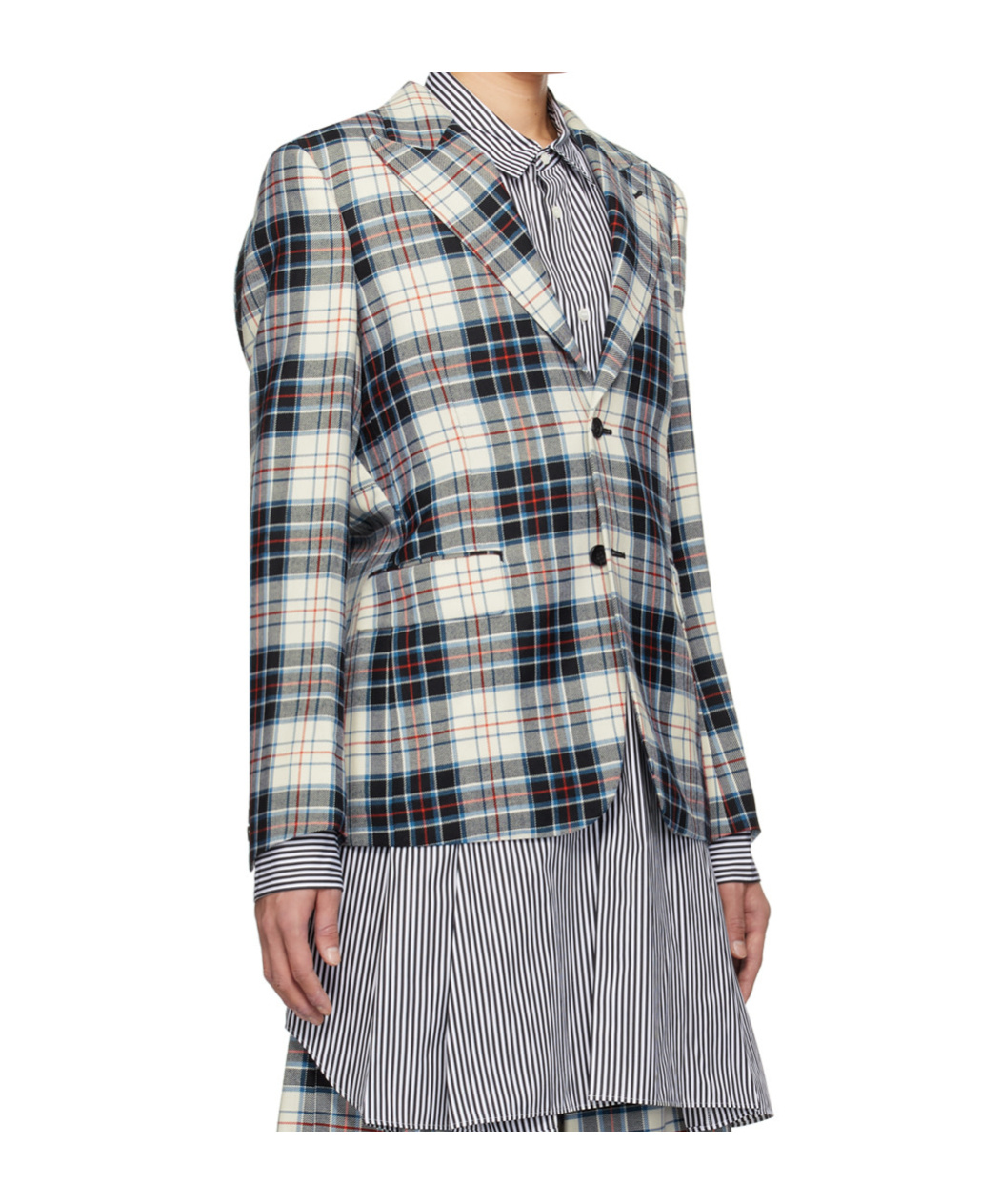 Comme Des Garçons Lapel Long-sleeved Suit Jacket
