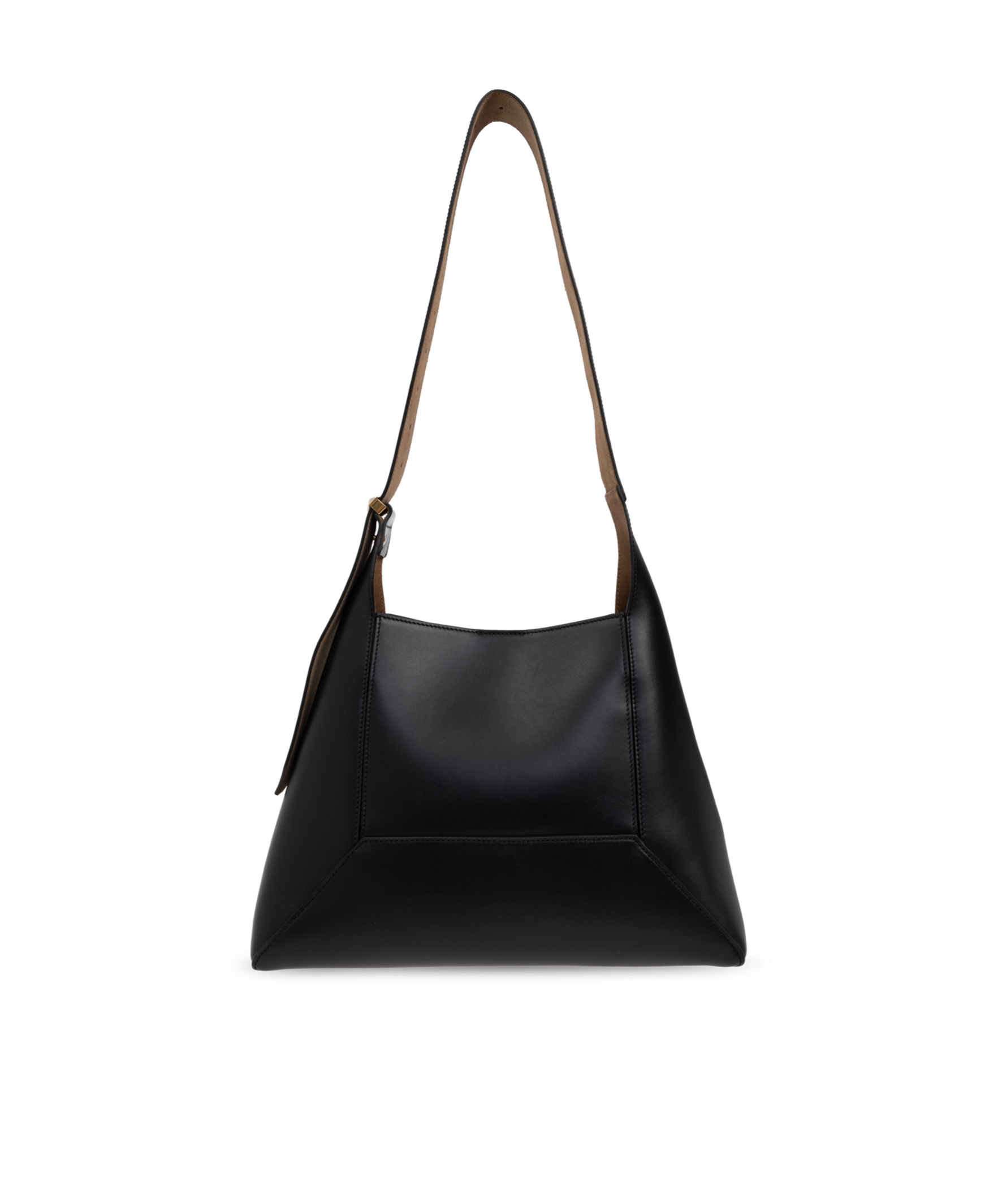 Jimmy Choo Diamond Structured Shoulder Bag With Metal Hardware In Black