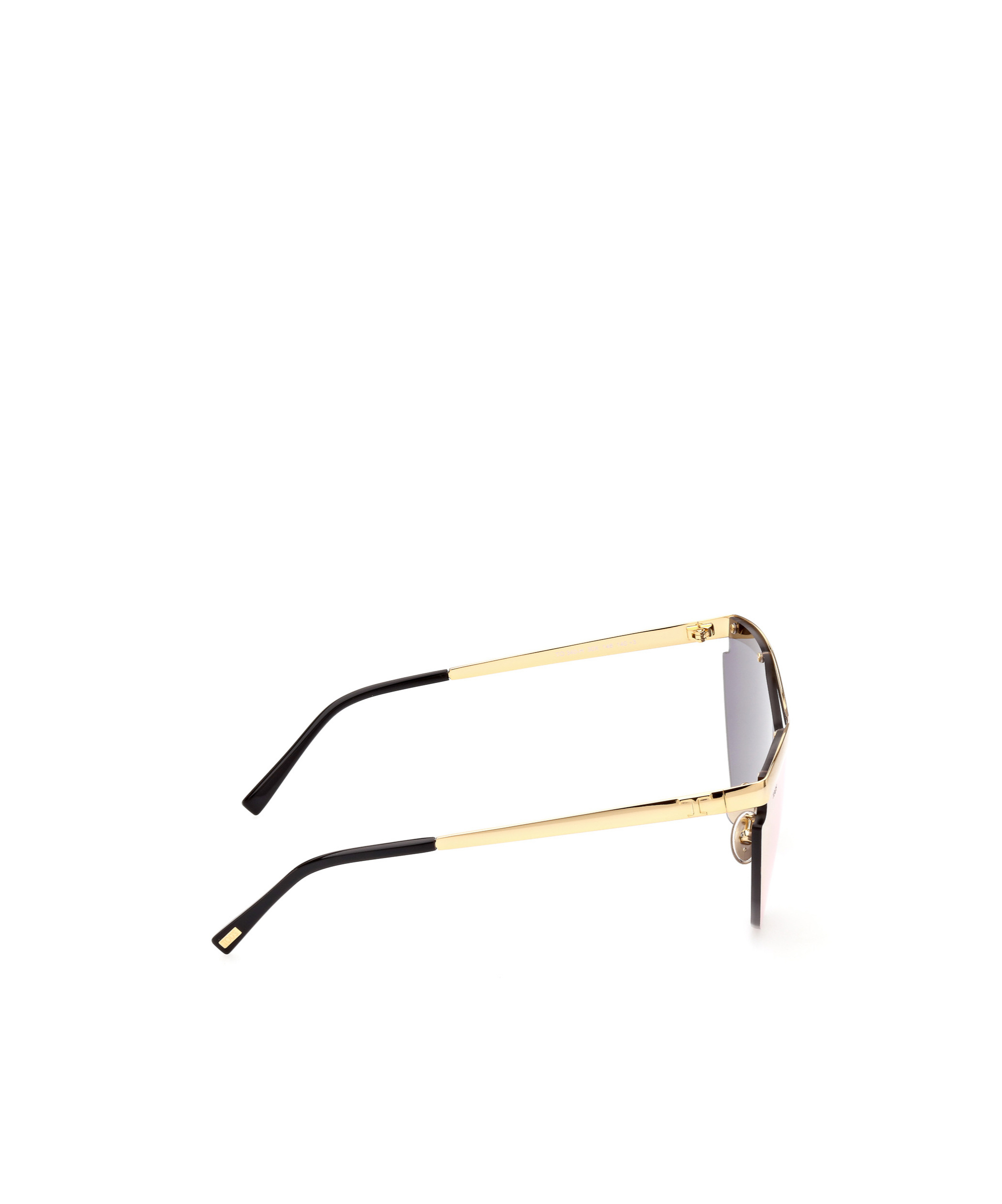 Shop Tod's Geometric Frame Sunglasses In Nude
