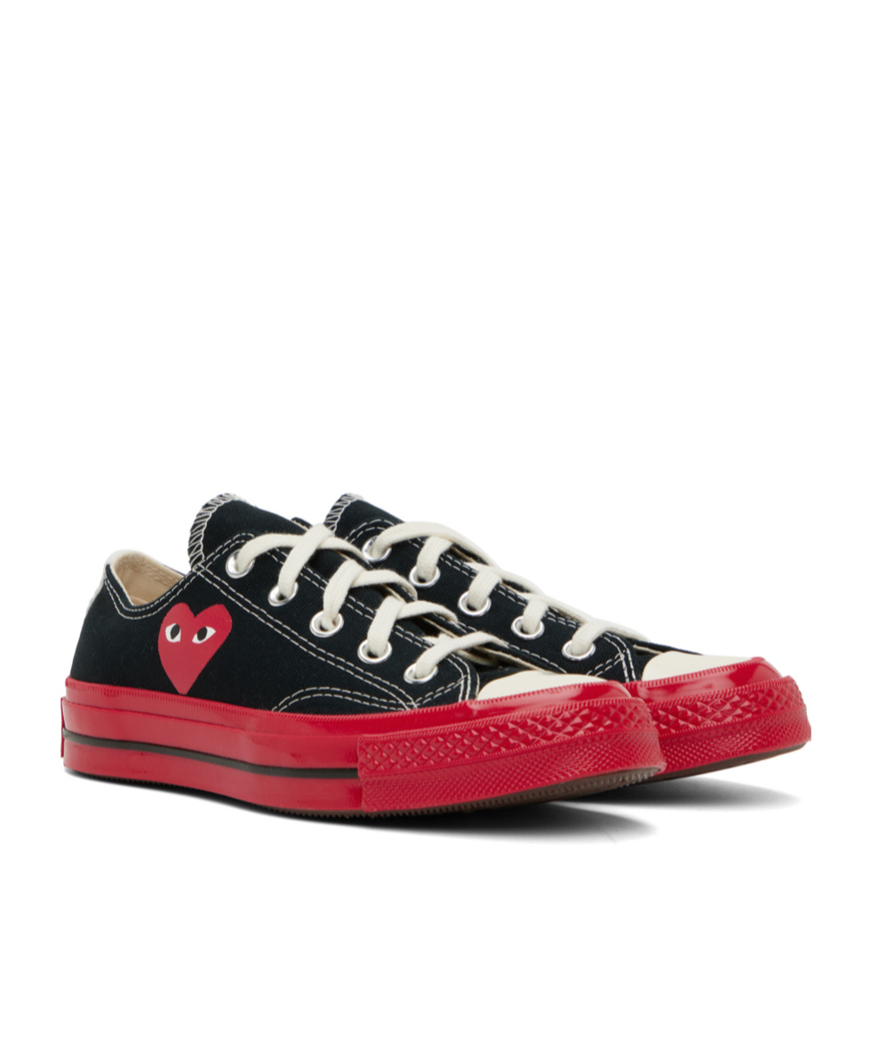 COMME DES GARÇONS PLAY ROUND HEAD LACING CASUAL SNEAKERS