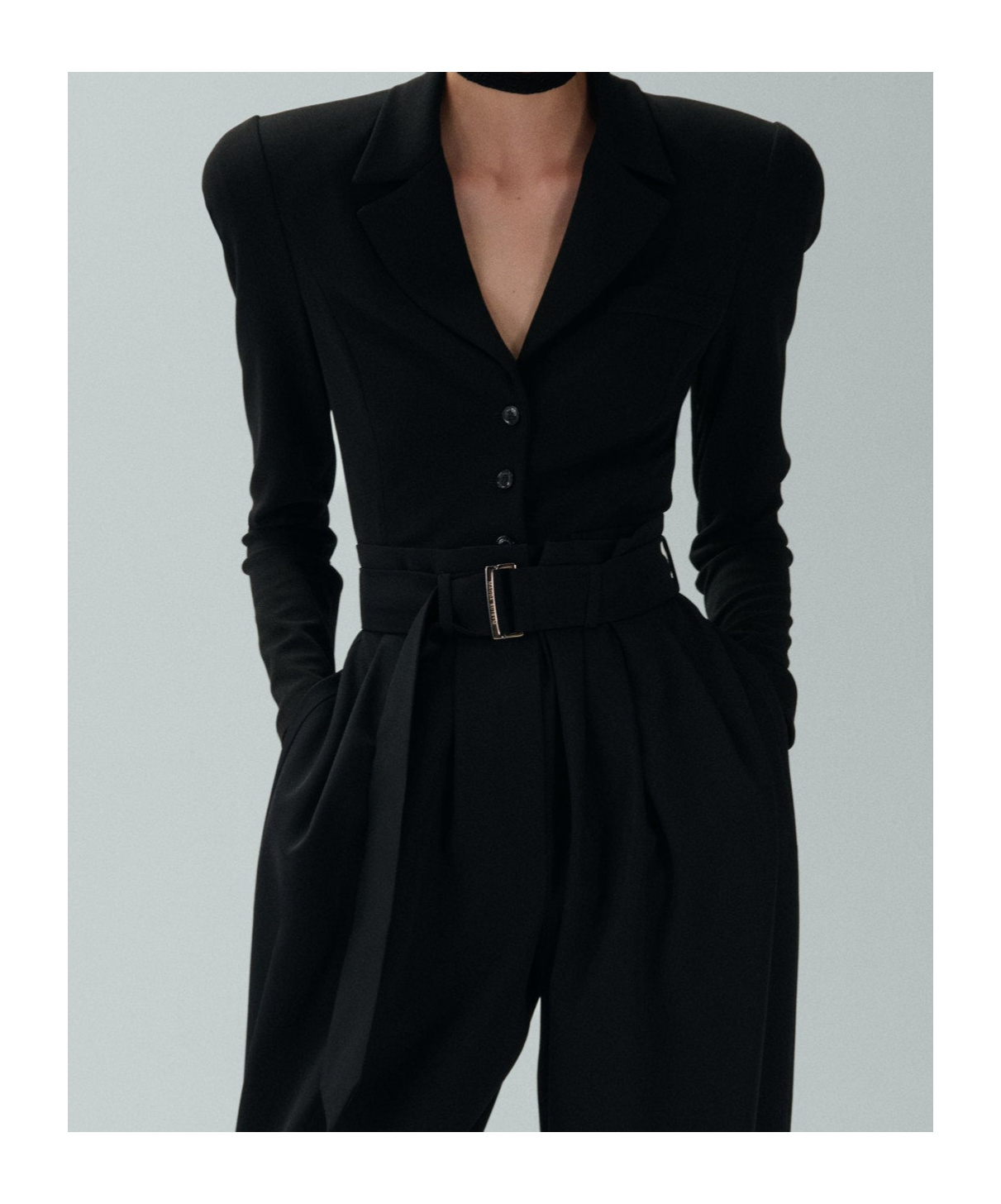 Magda Butrym Single-button Suit Coat In Black