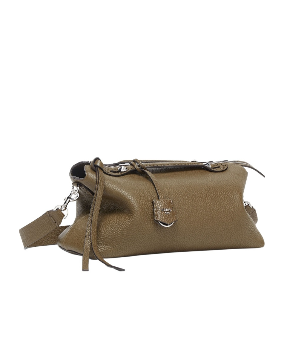 Fendi By The Way Soft Large Selleria Macro In Green