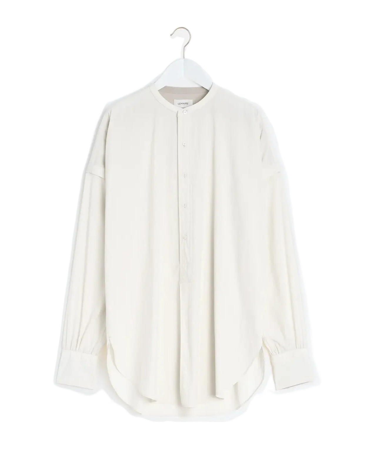 Lemaire White Shirts In Milky White