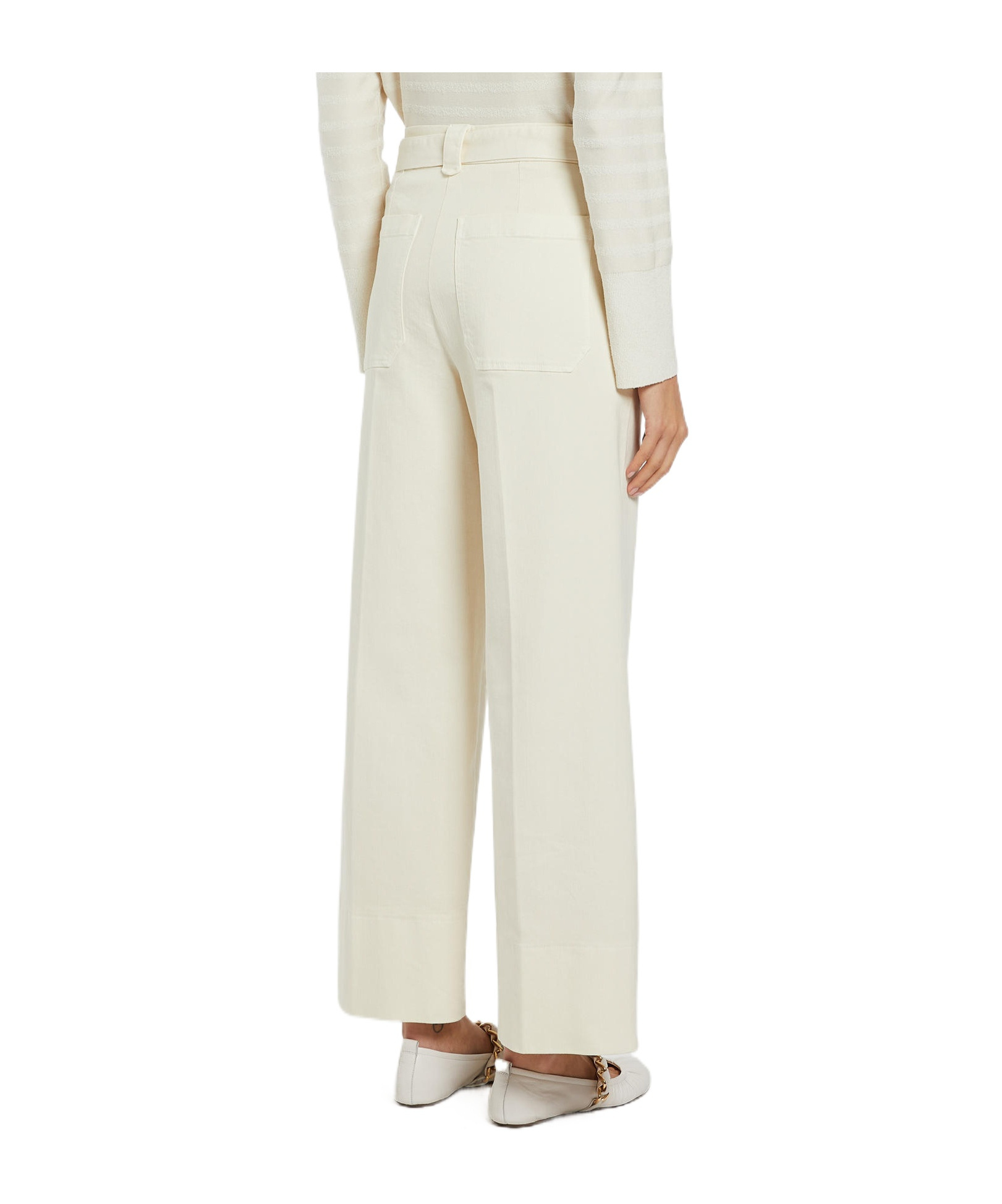 MARELLA BELT LOOPS SLACKS