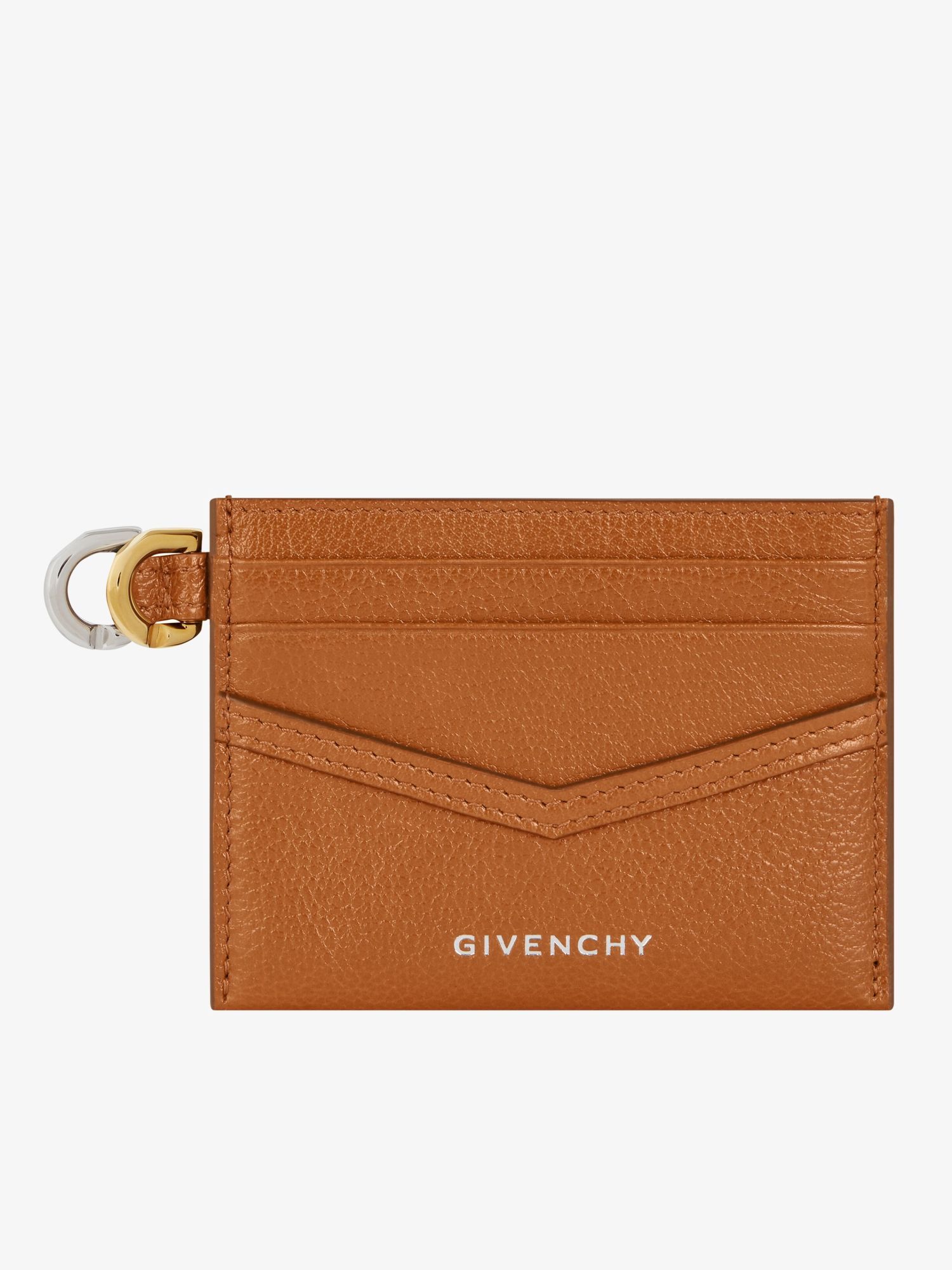 Givenchy Brown Voyou Card Holder In Brown