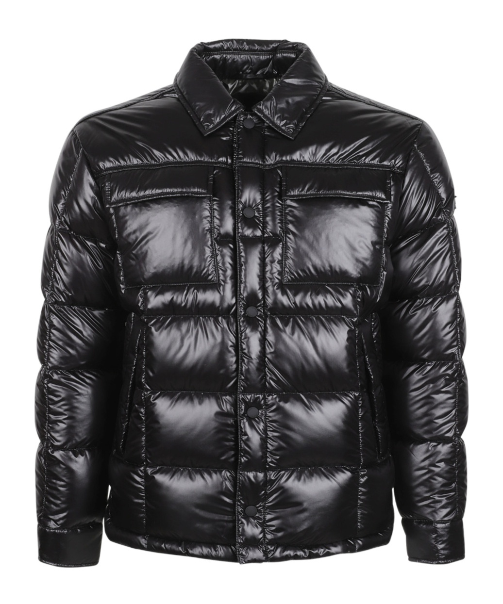 Tatras Patch-pockets Padded Jacket In Black