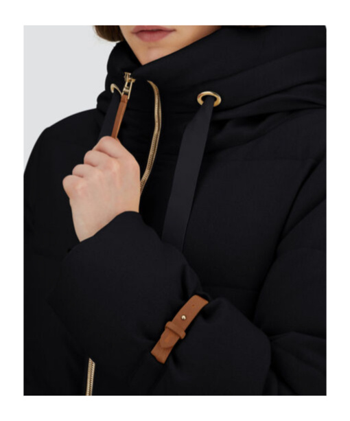 Herno Jacket In Bi-stretch Lurex Wool In Black