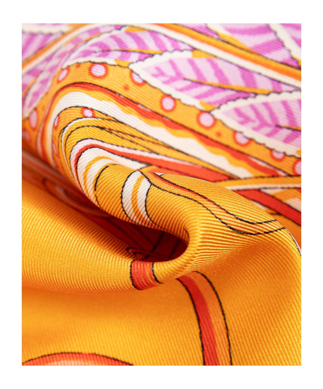 Ferragamo Printed Silk Scarf In Multicolor