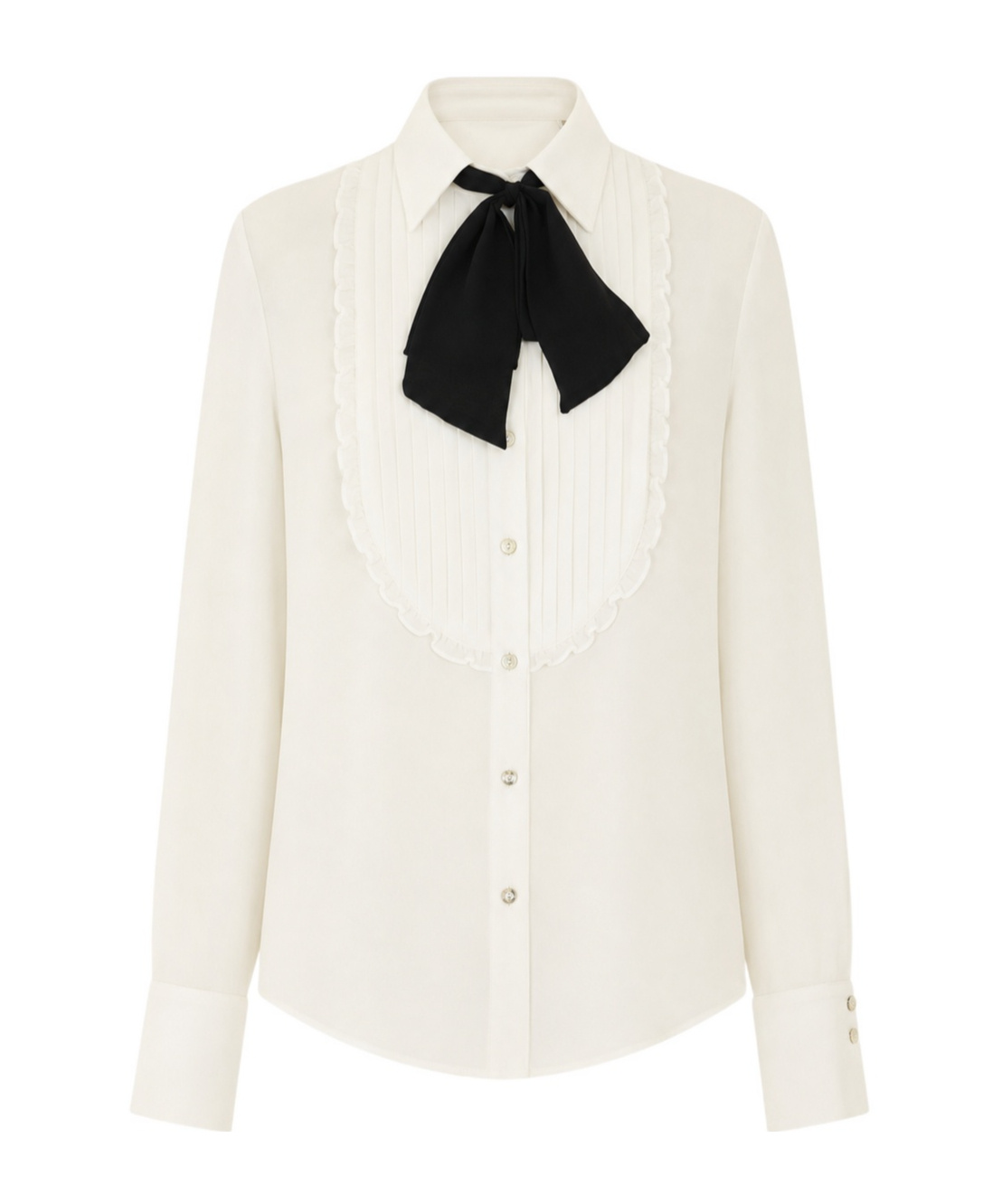 Aniye By Pleated Shirt In Transparent