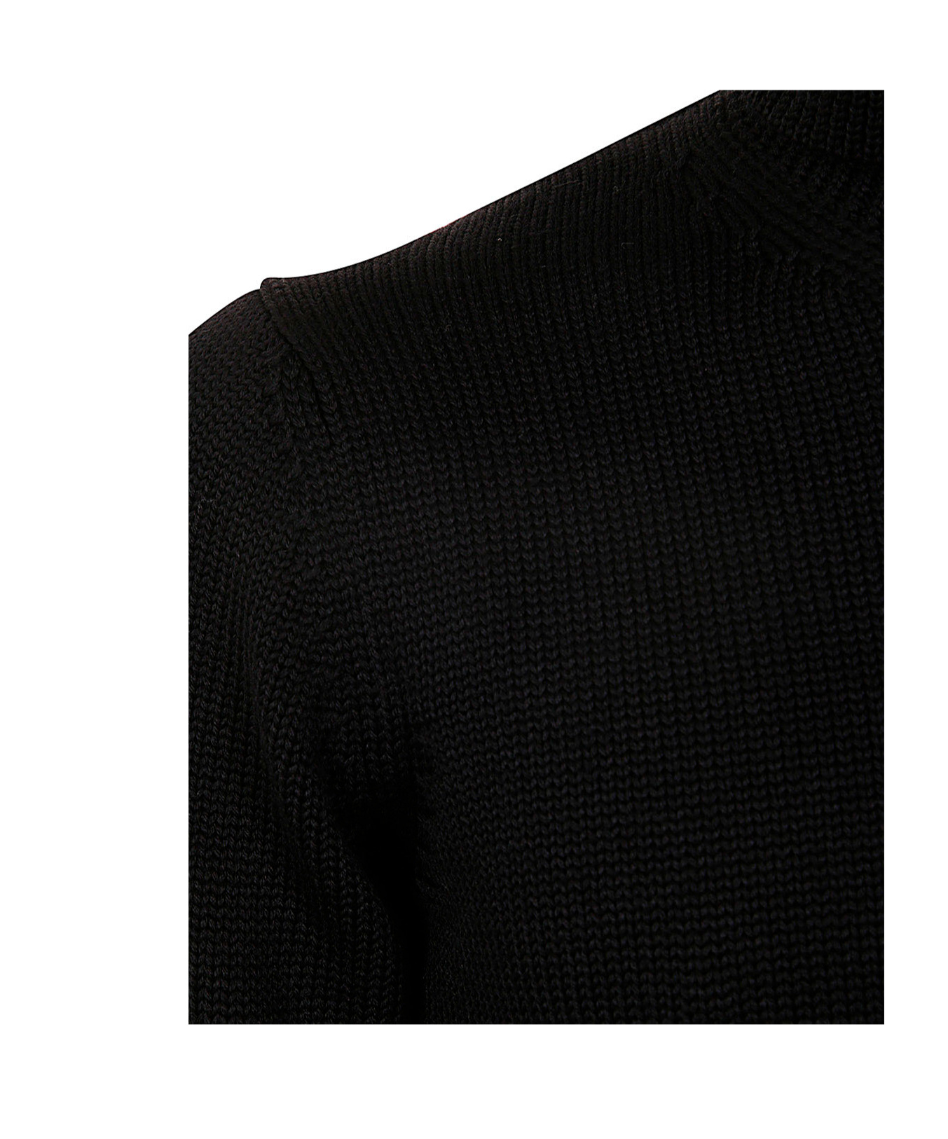 Nuur Long Sleeves Turtle Neck Sweater In Black