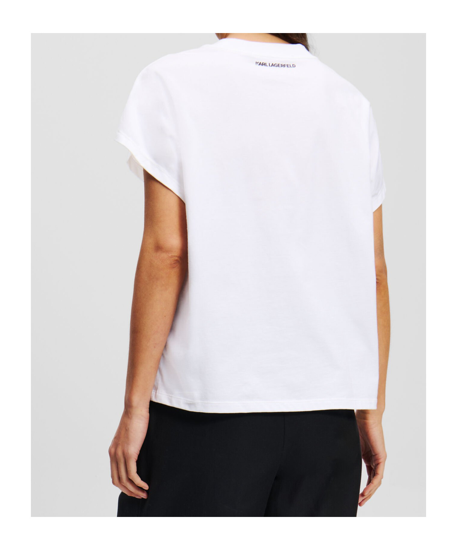 Karl Lagerfeld Oversized T-shirt In White