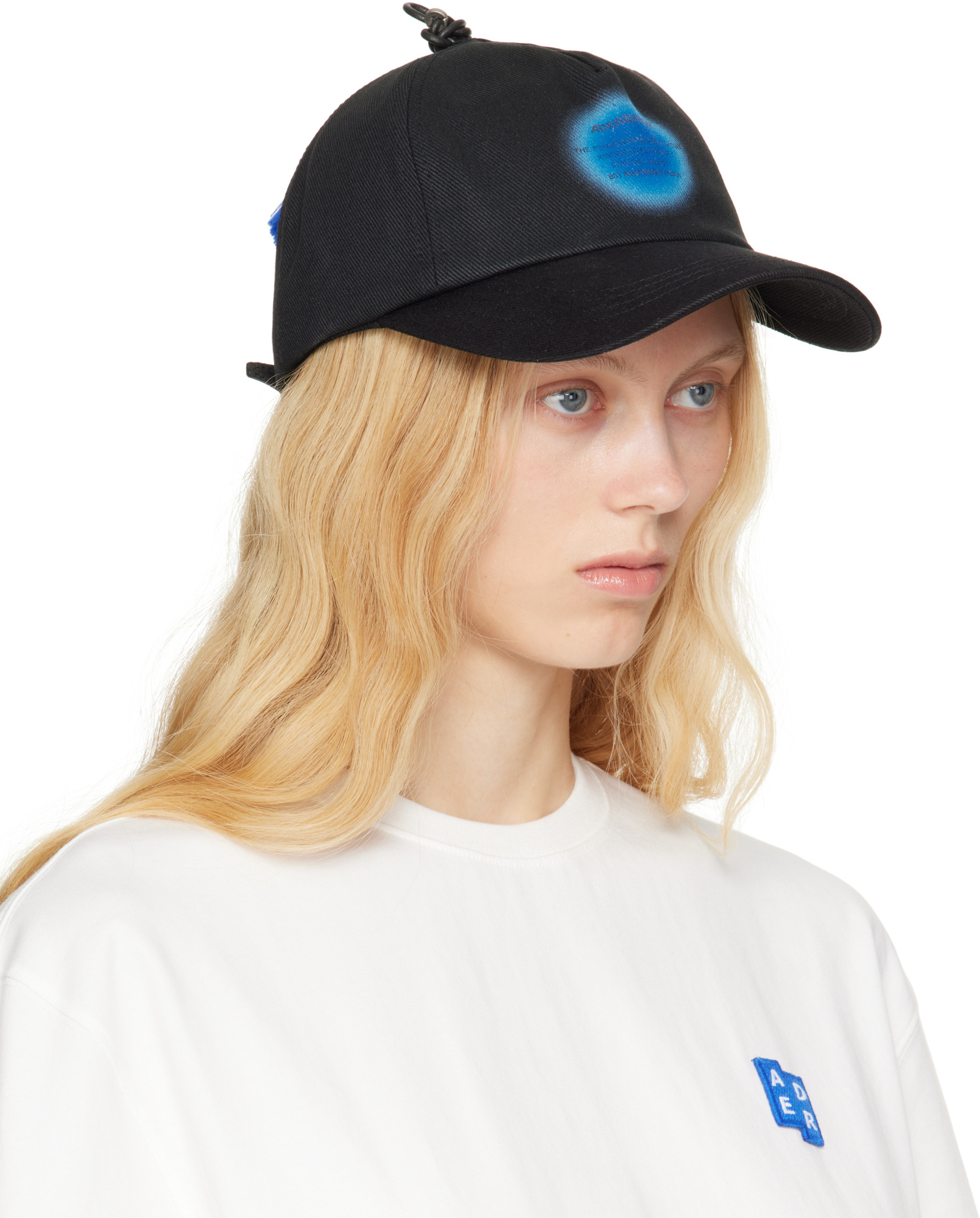 Shop Ader Error Eternity Baseball Cap In Black