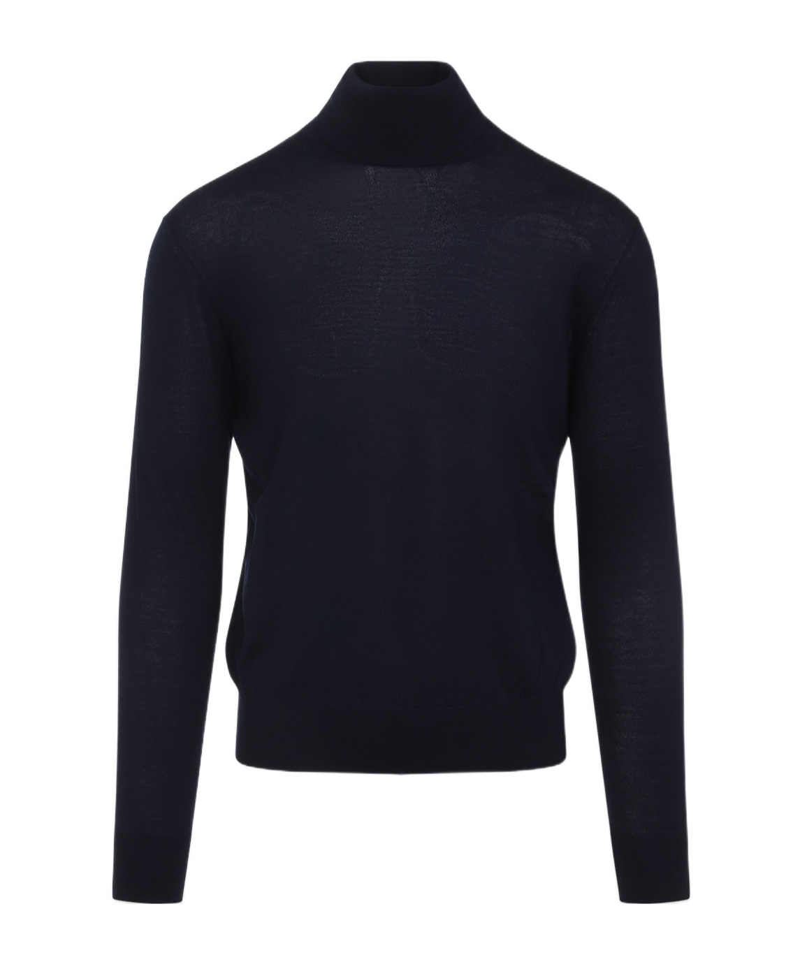 Saint Laurent Wool And Cashmere Turtleneck Pullover In Blue