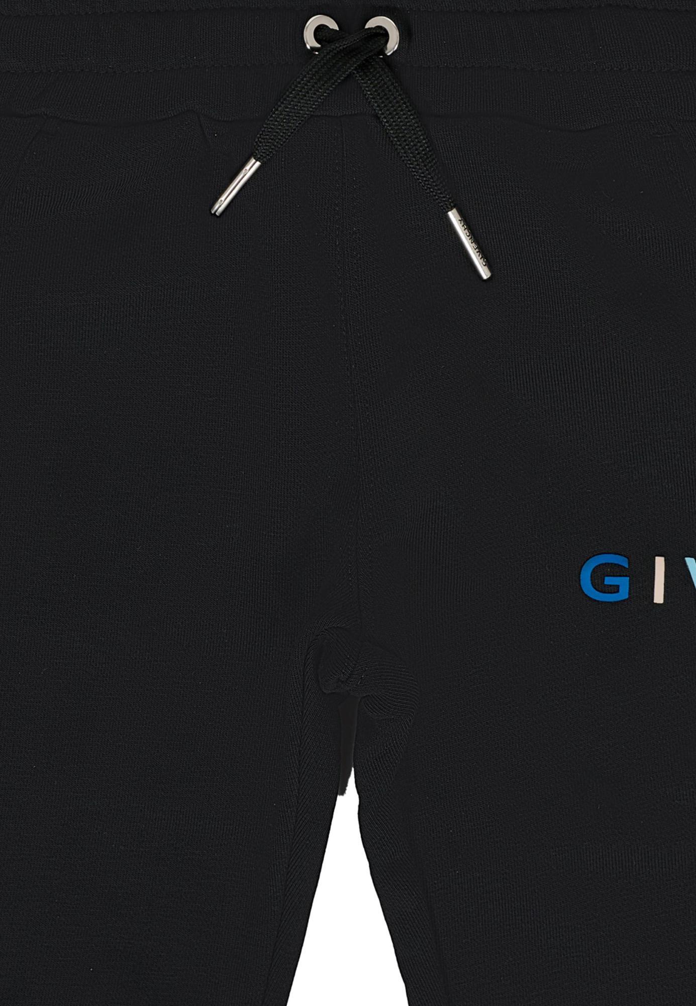 Givenchy Logo-print Drawstring Trousers In Black