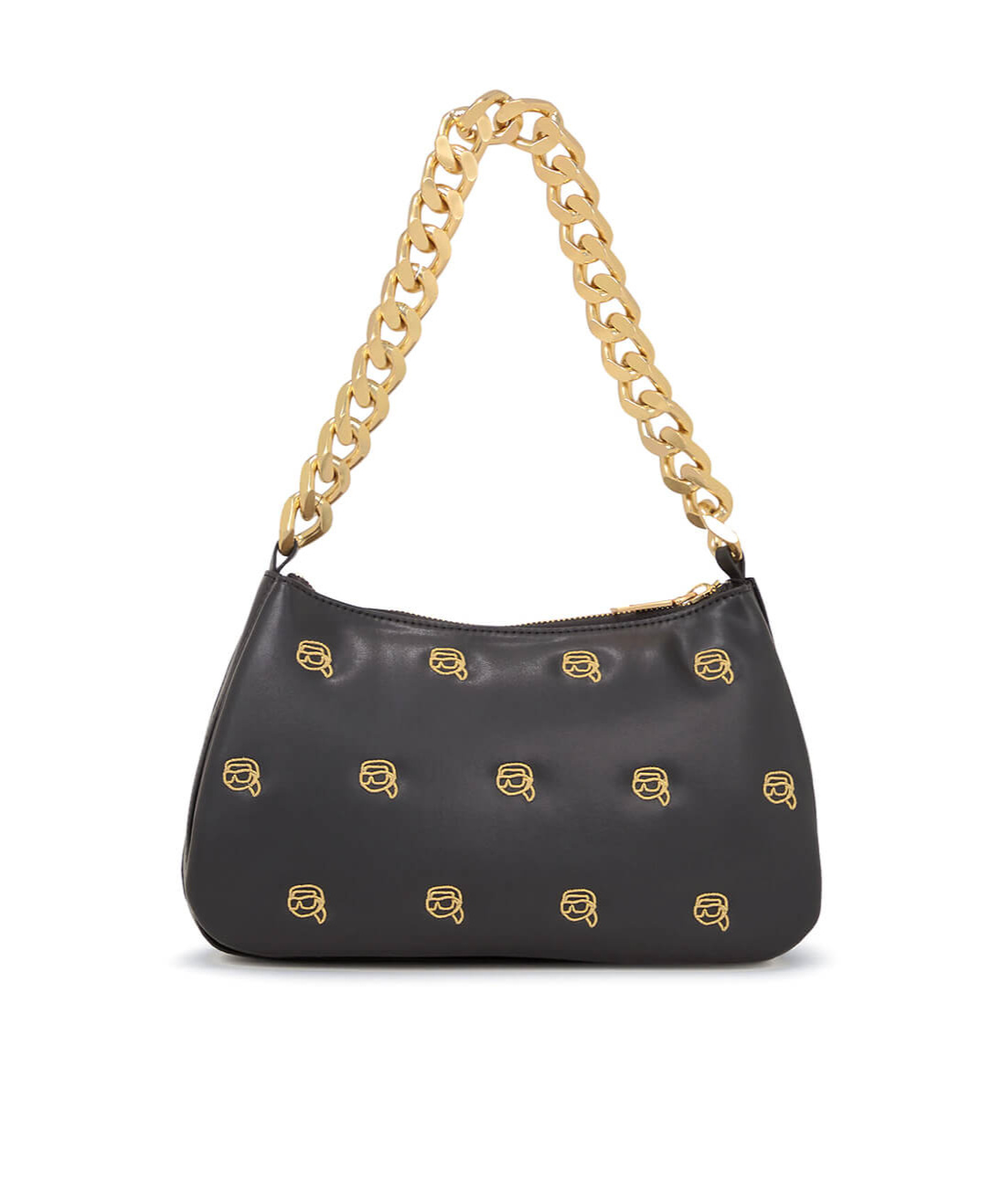 Karl Lagerfeld Small K/ikonik 2.0 Shoulder Bag In Black