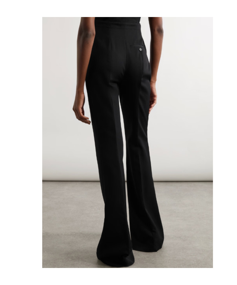 Alexander Mcqueen Horn Casual Pants In Black