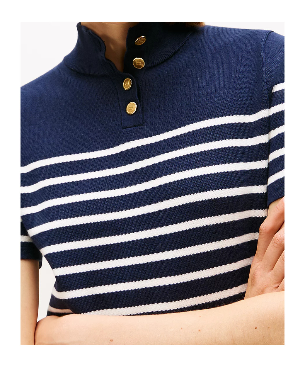 Tommy Hilfiger Short Sleeve Dress In Black