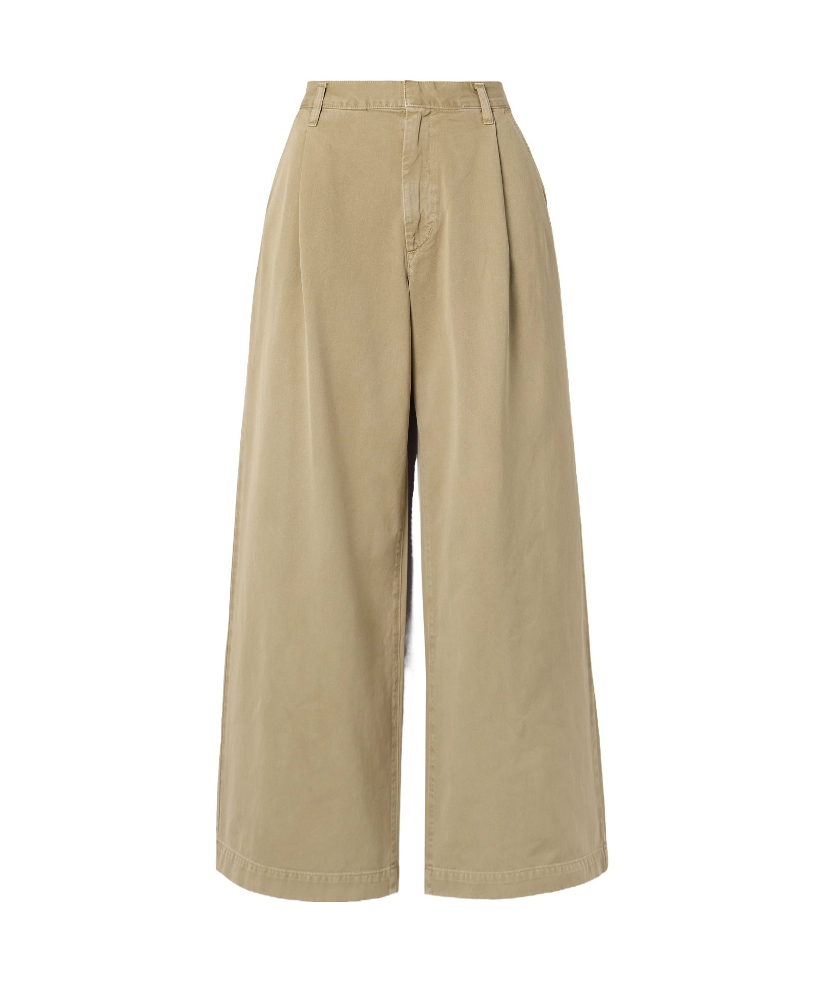 Agolde Daryl Wide Leg Pants In Basket In Basket Beige