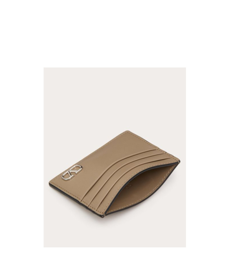 Valentino Garavani Vlogo Signature Cardholder In Nude