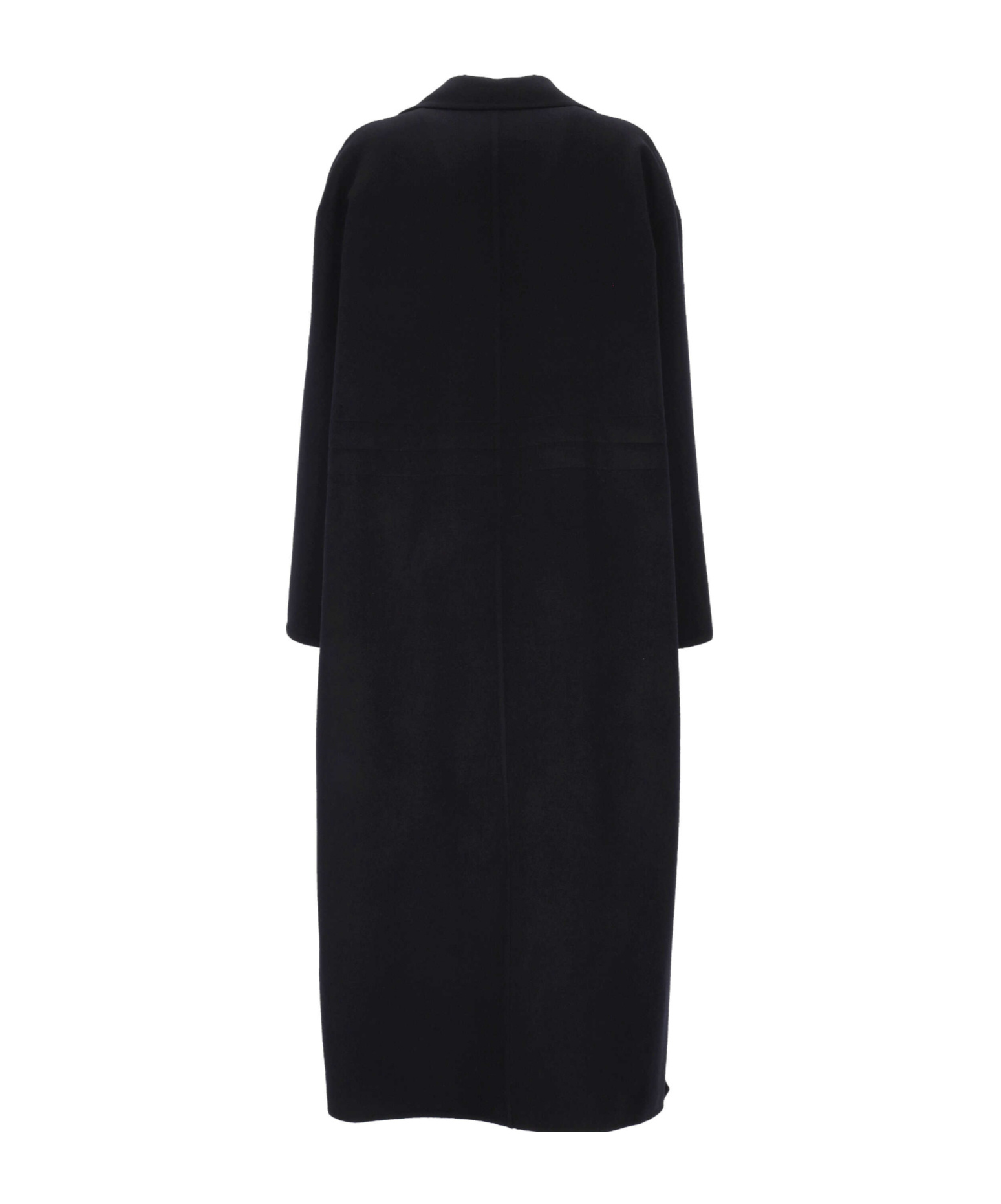 Fabiana Filippi Robe Notched Lapel Coat In Black
