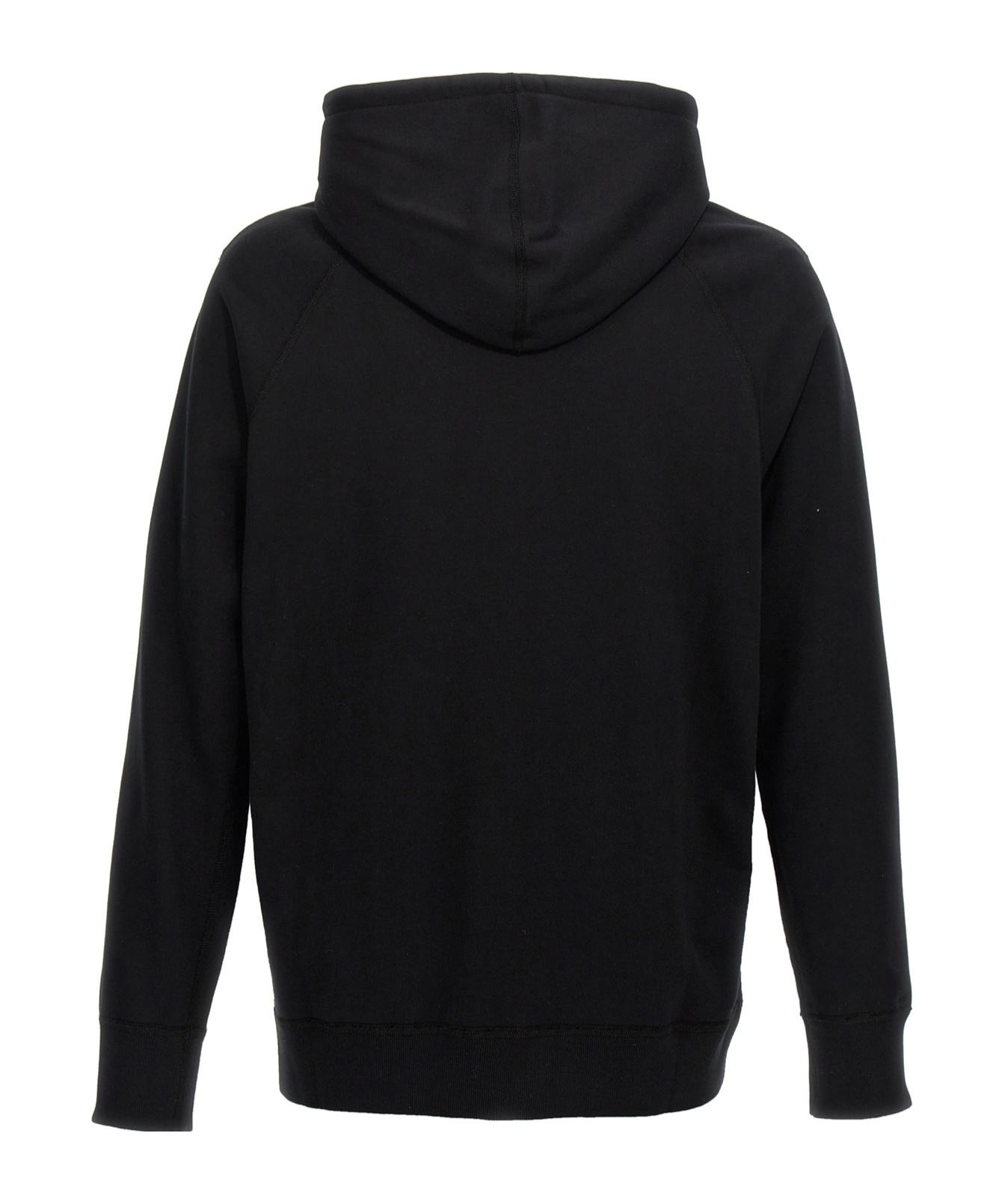 Junya Watanabe Cotton And Wool Hoodie In Black