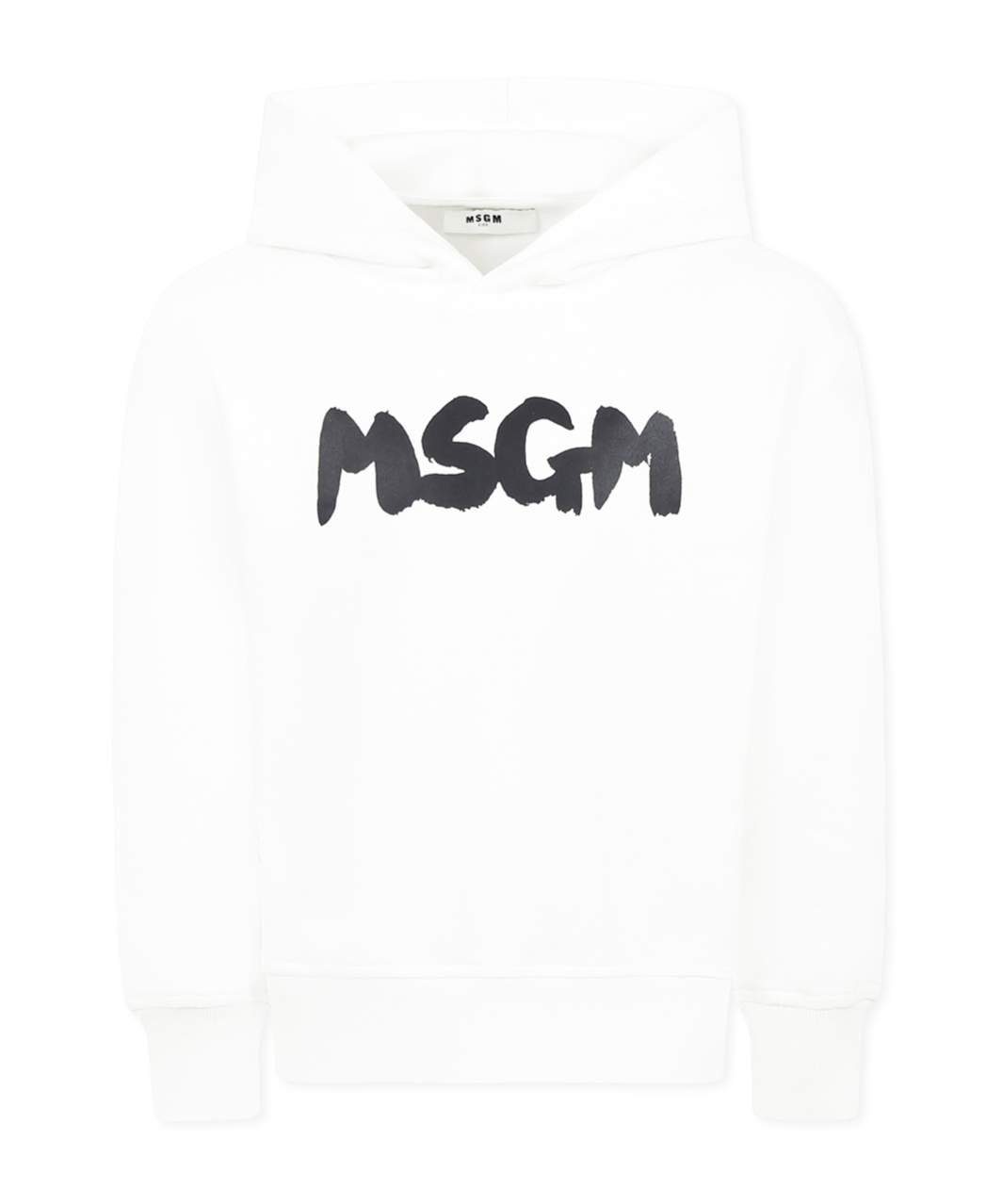 Msgm Long-sleeved Sweater In White