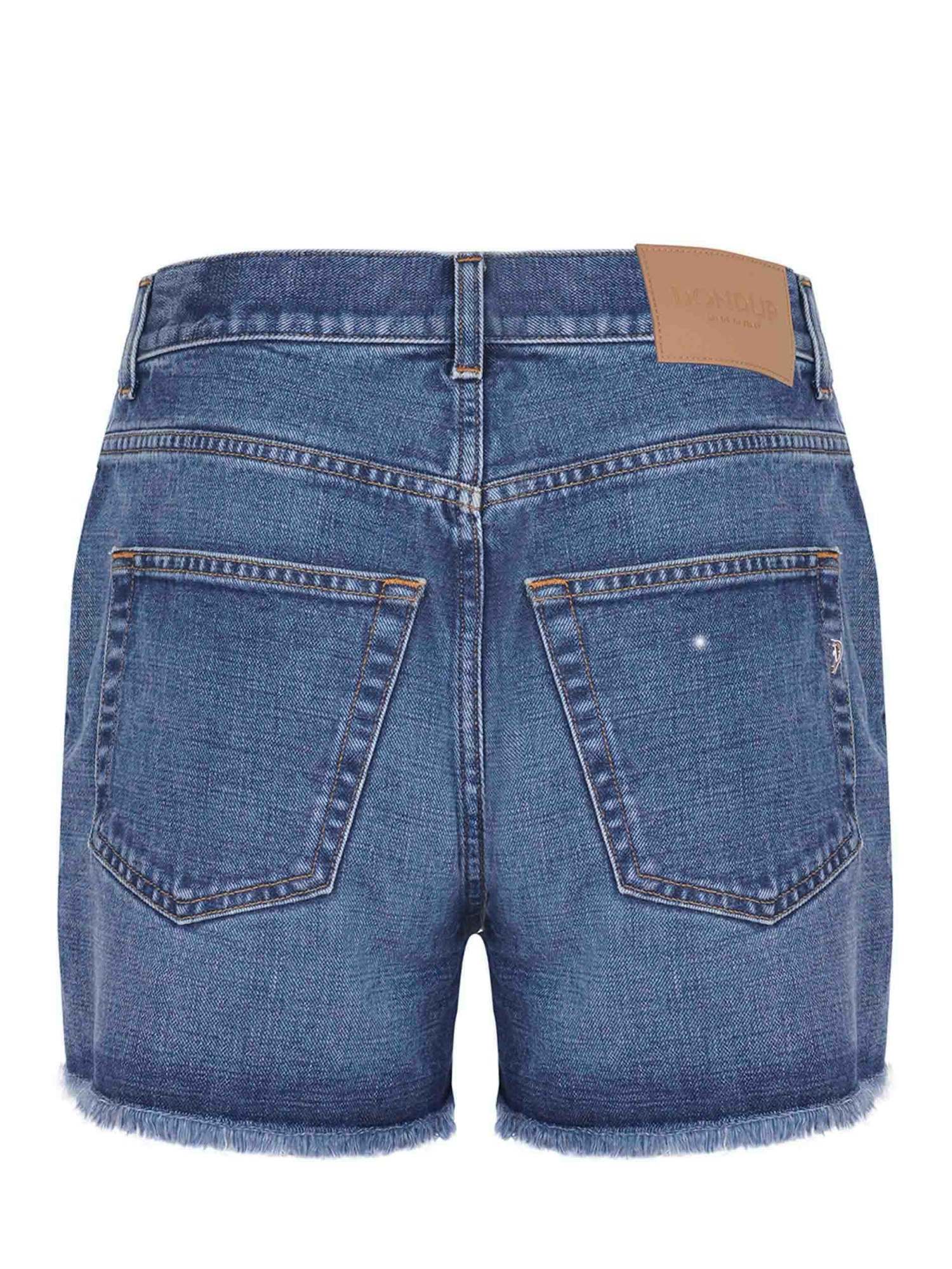 Dondup "stella" Shorts Made Of Denim. In Blue