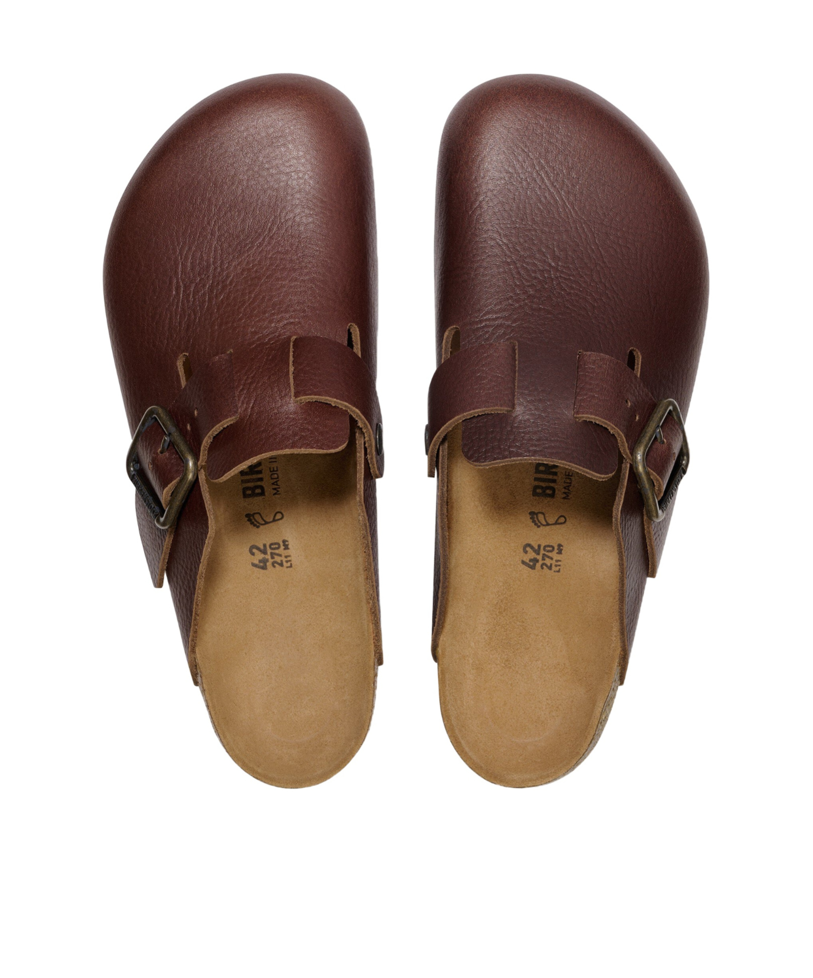 Birkenstock Boston Oiled-leather Clogs In Habana Oiled Leather