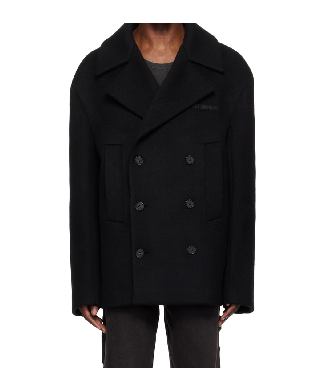 We11 Done Double-breasted Peacoat
