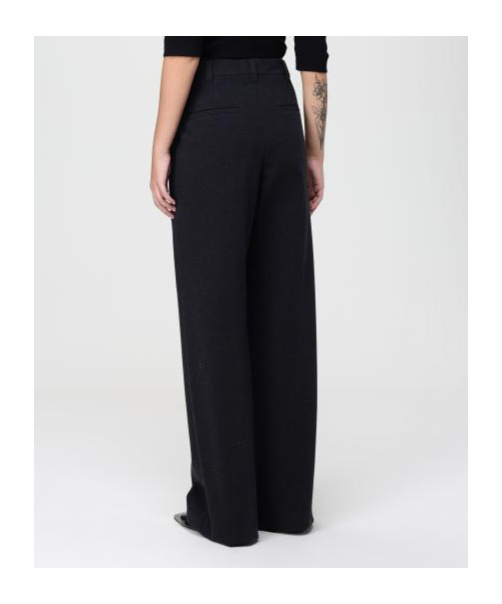 Brunello Cucinelli Belt Loop Casual Pants In Black