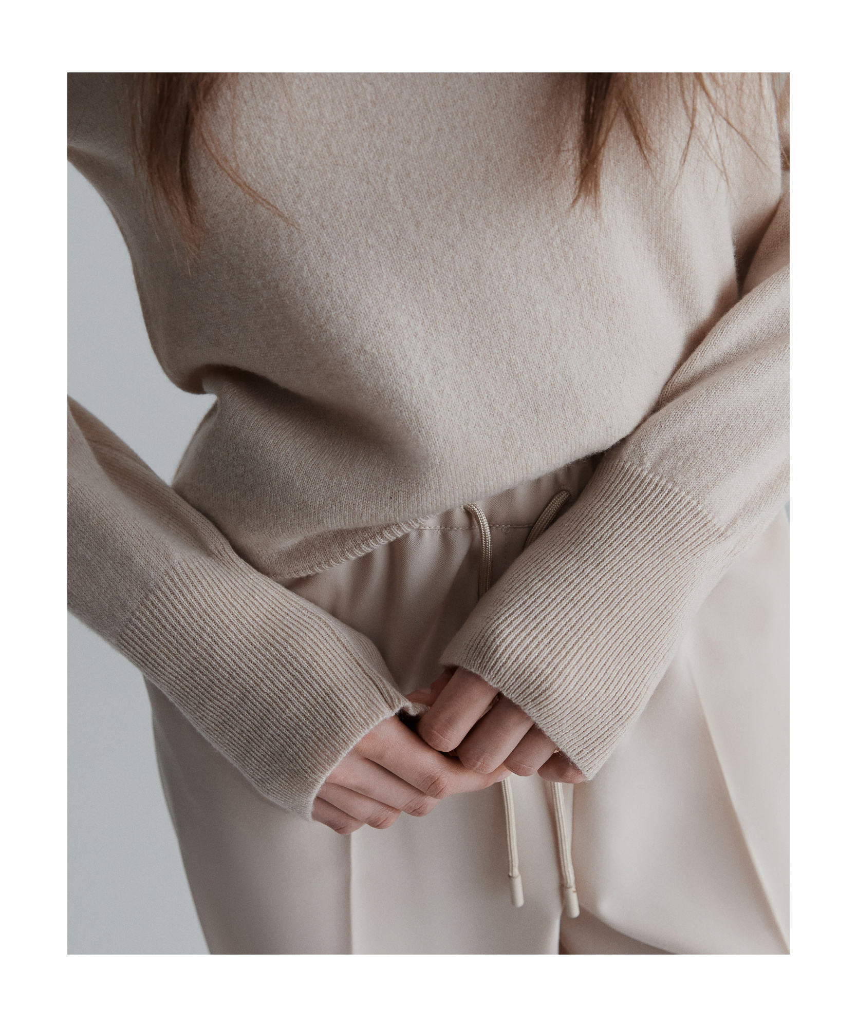 Marella Pure Cashmere Crew-neck Sweater - Cream In Neutral