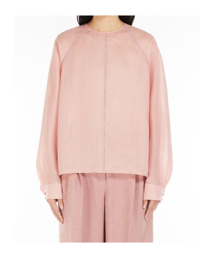 Max Mara Ramie Gauze Blouse