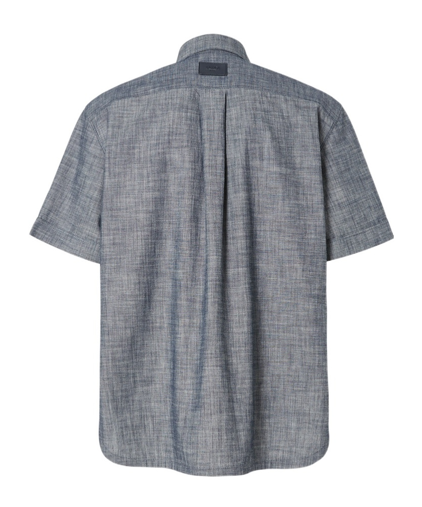 Fendi Cotton Shirt With Button-down Collar And Chest Pocket