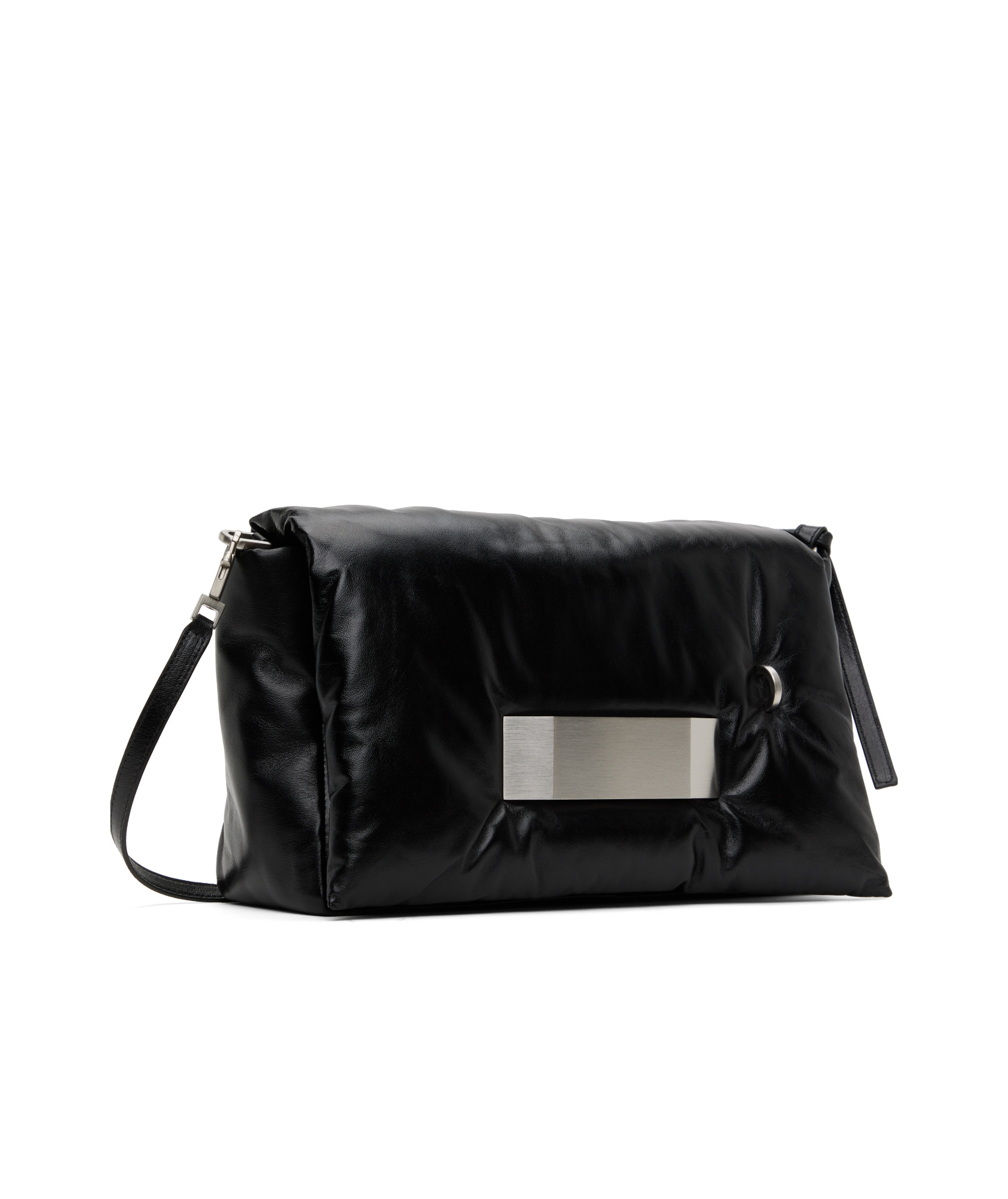 Rick Owens Clamshell Crossbody Bag In Black