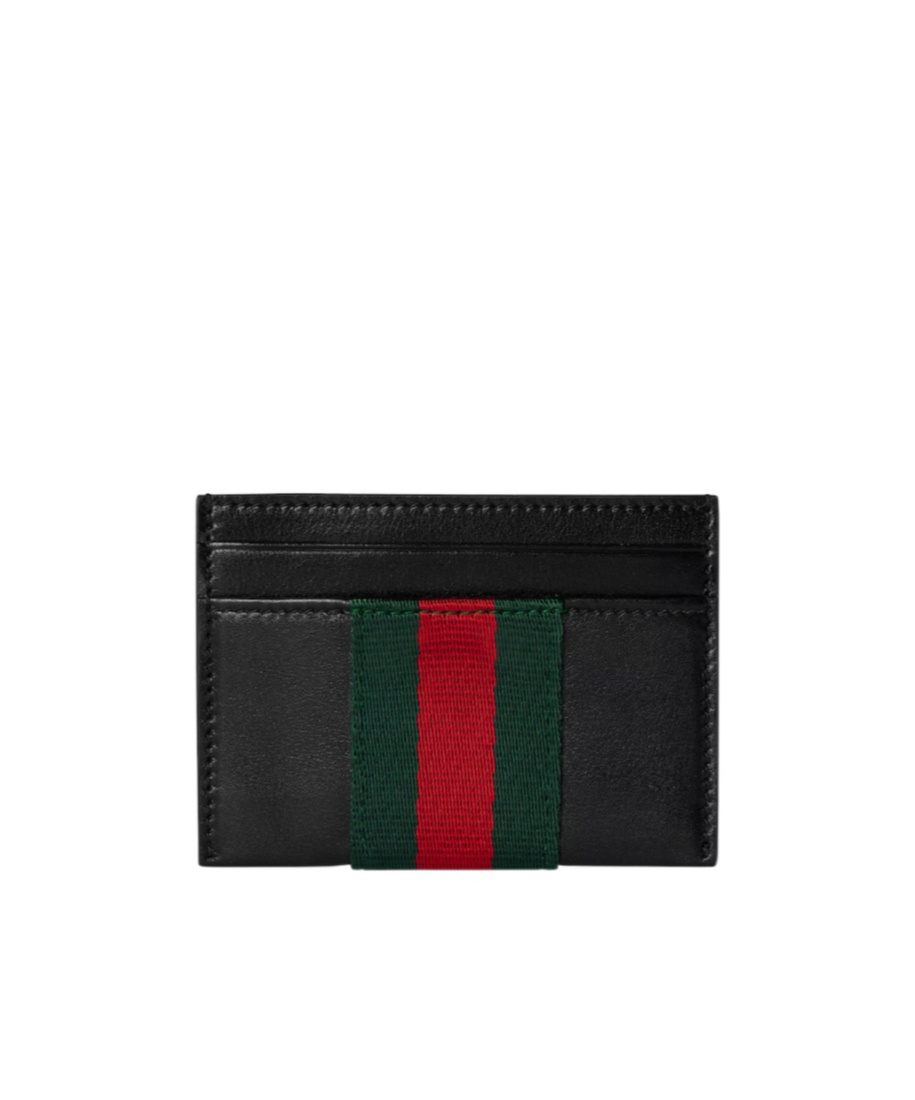 Gucci Web Trademark Coin Wallet In Blue